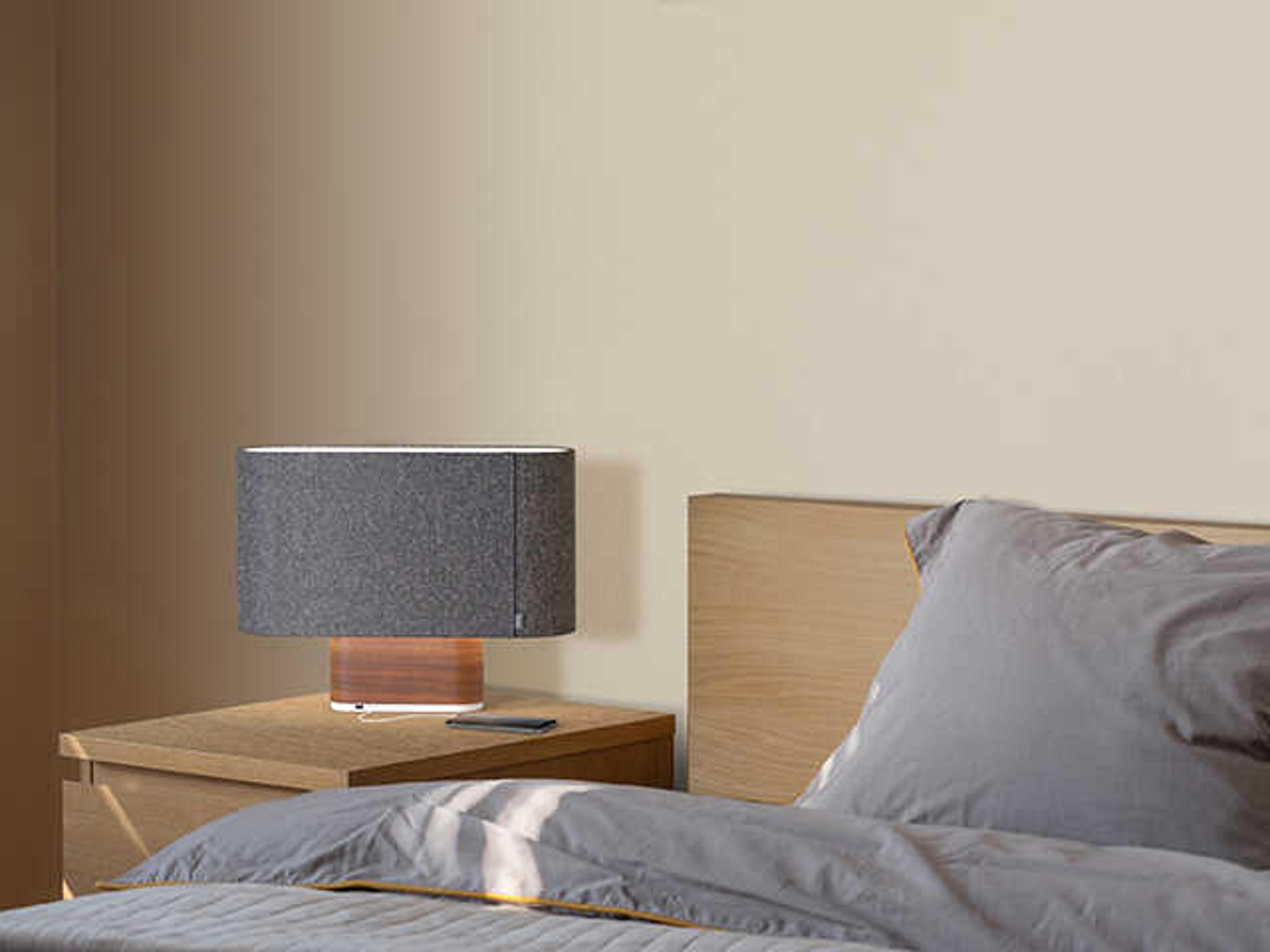 Pablo Belmont Graphite Walnut Black Table Lamp