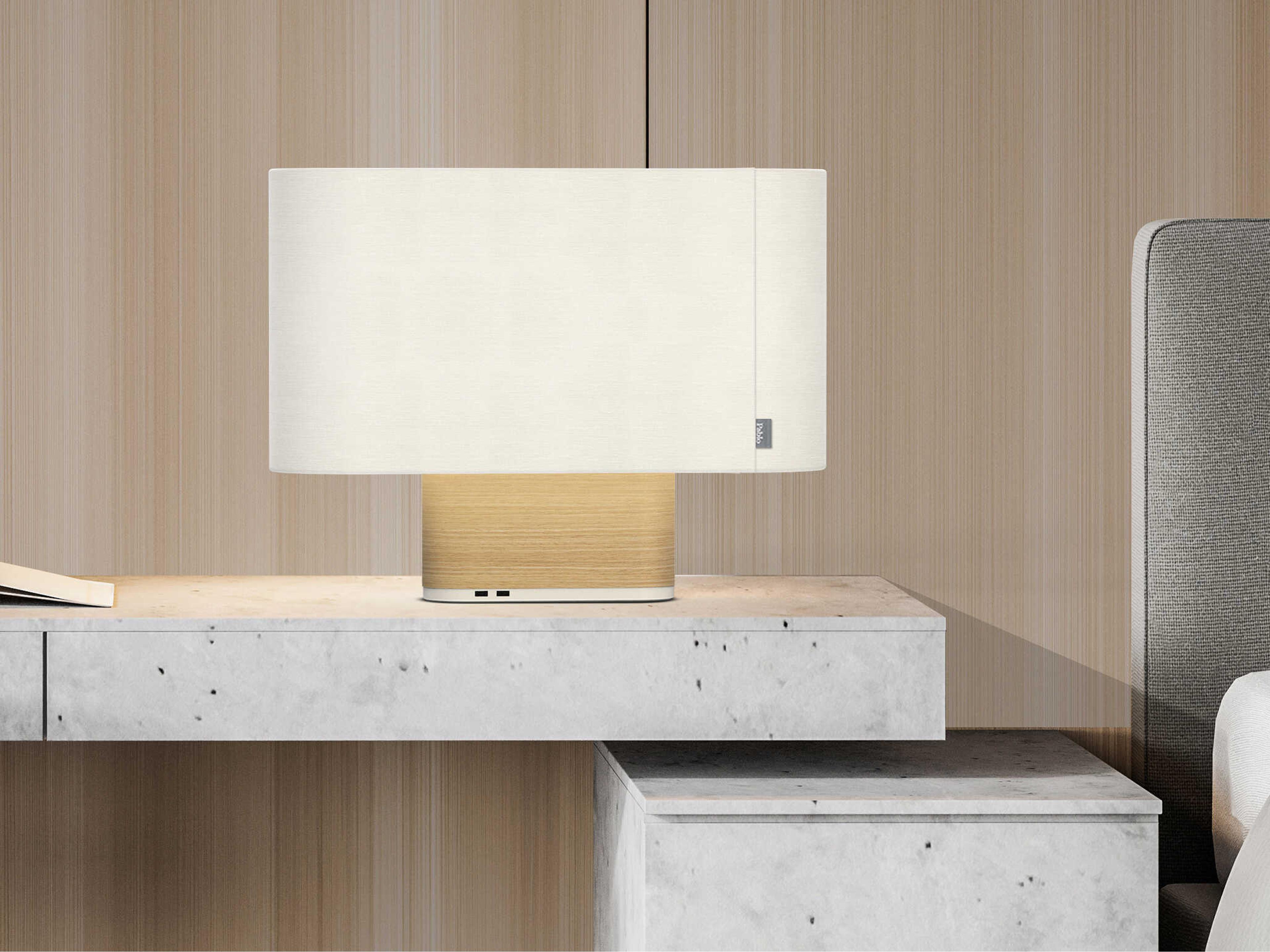 Pablo Belmont White Oak Table Lamp