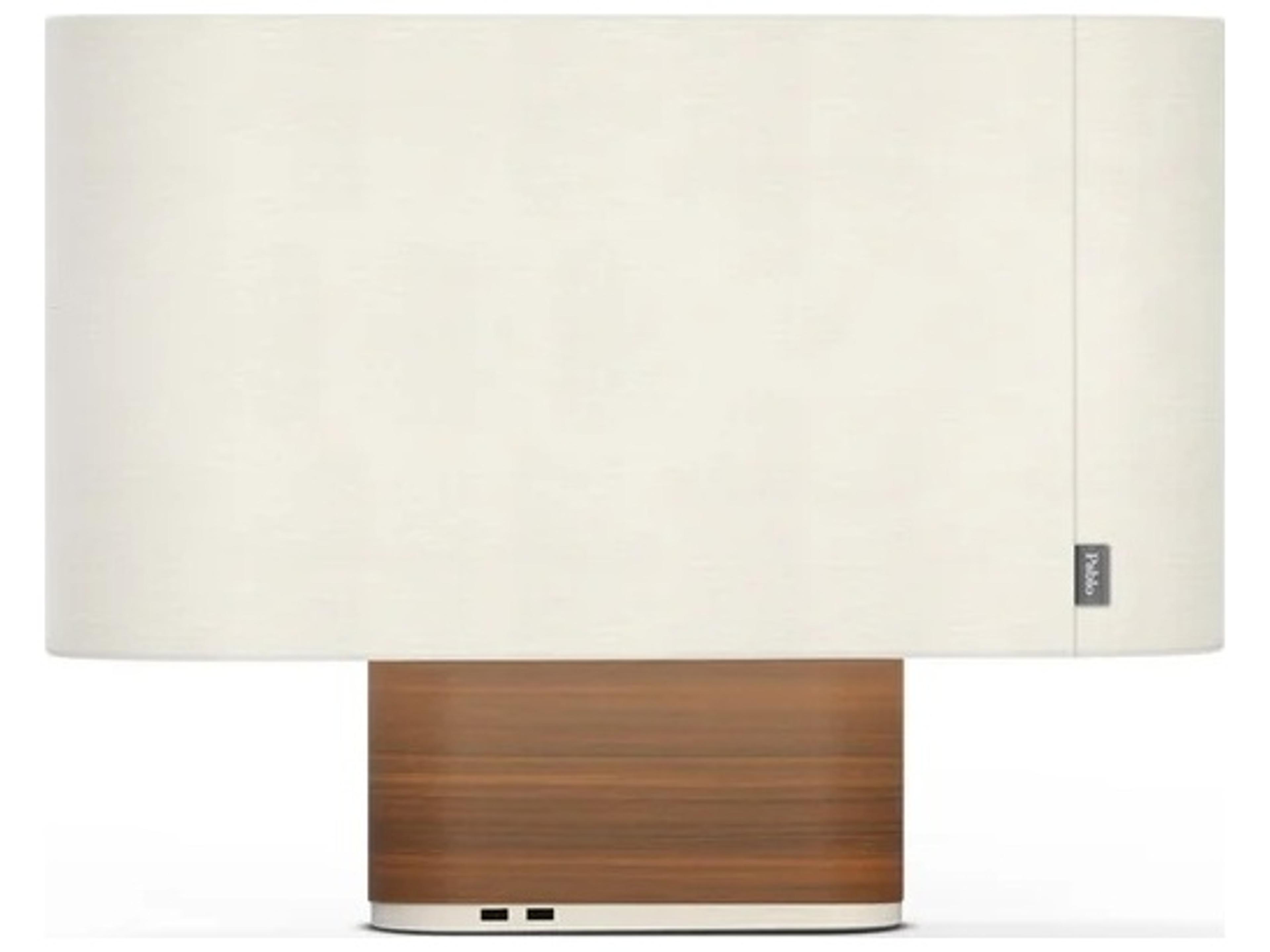 Belmont White Walnut Table Lamp