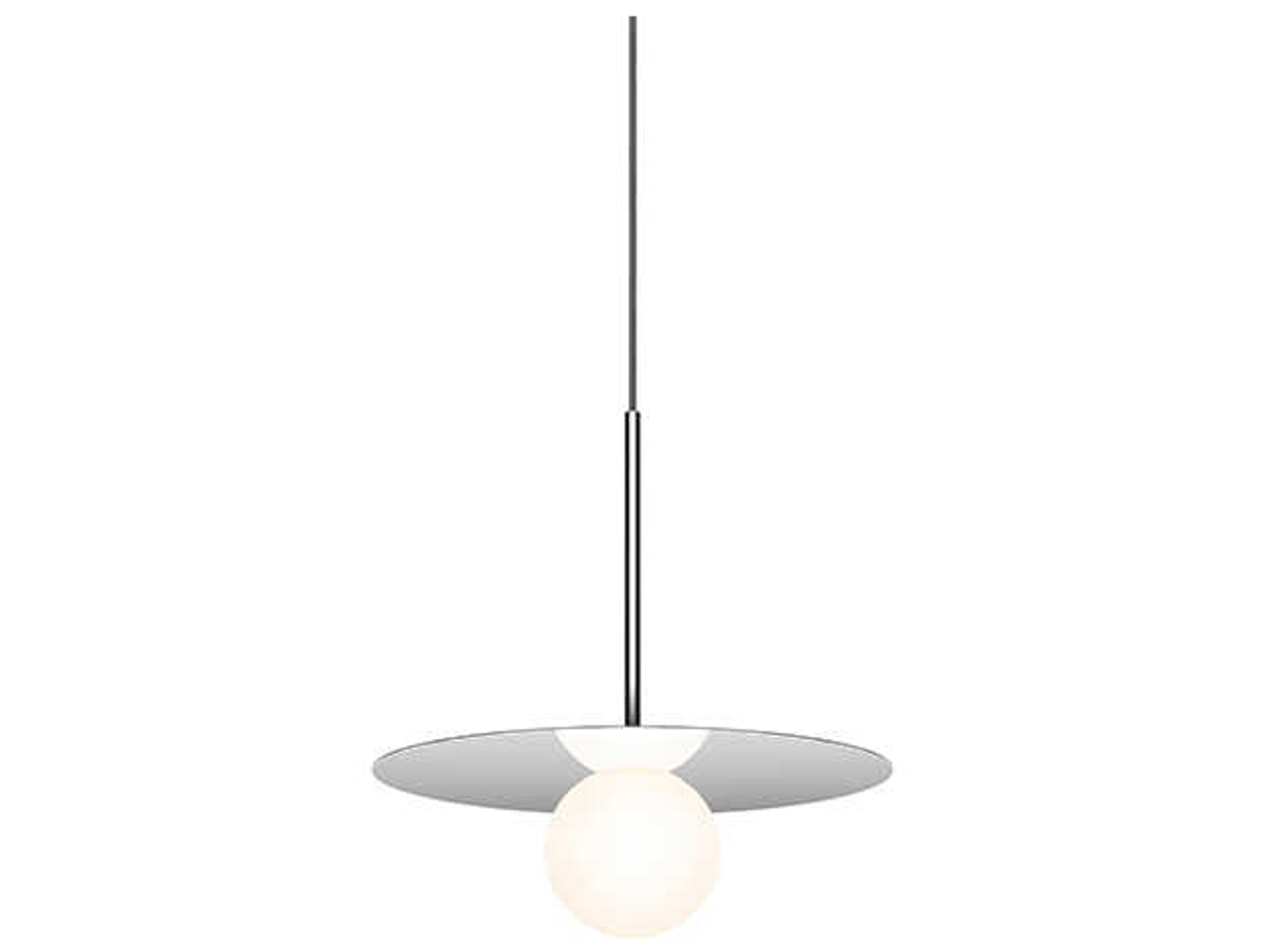 Pablo Bola Disc 1-Light Globe Mini Pendant