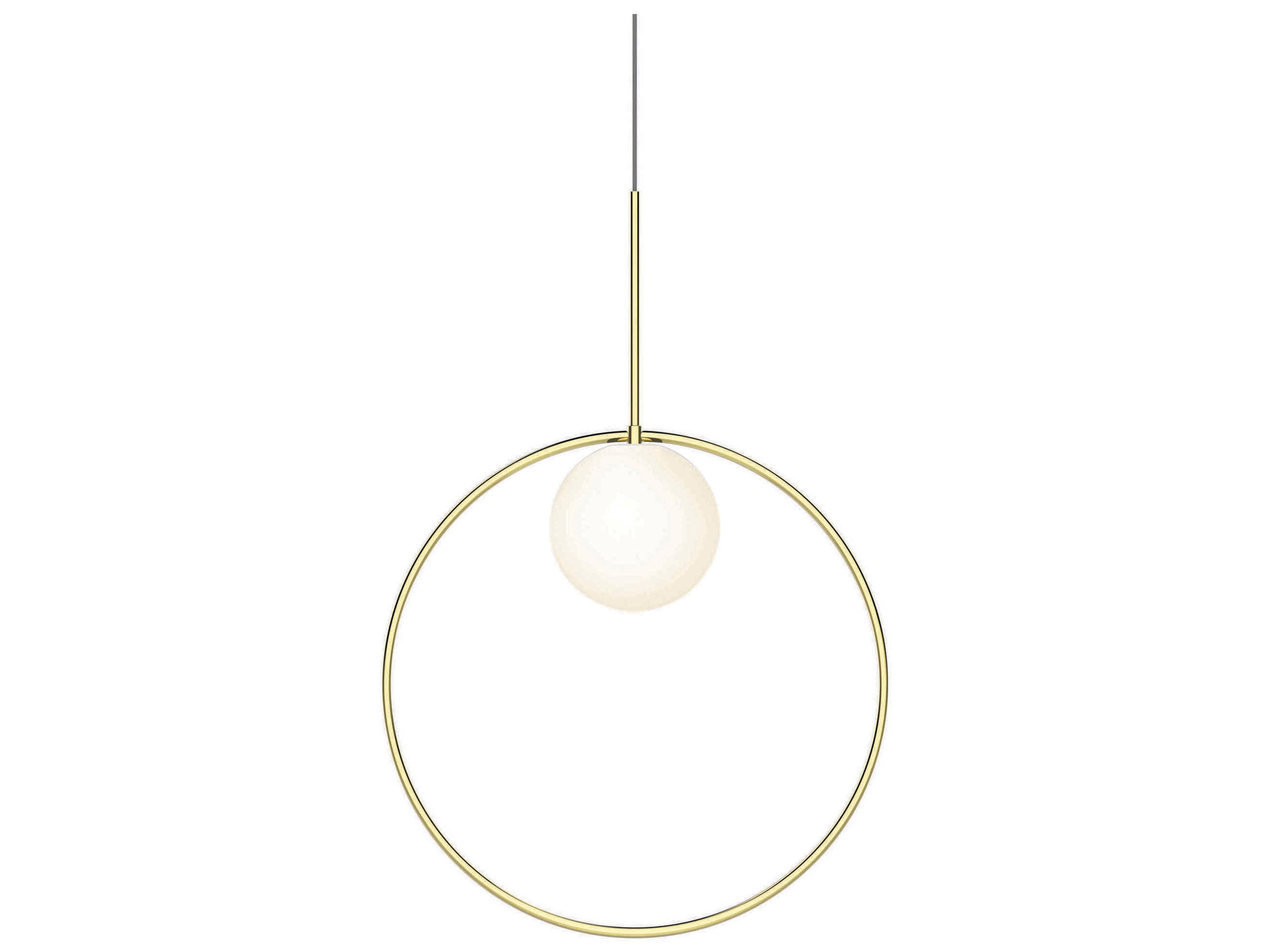 Bola Halo 1-Light Globe Round Pendant