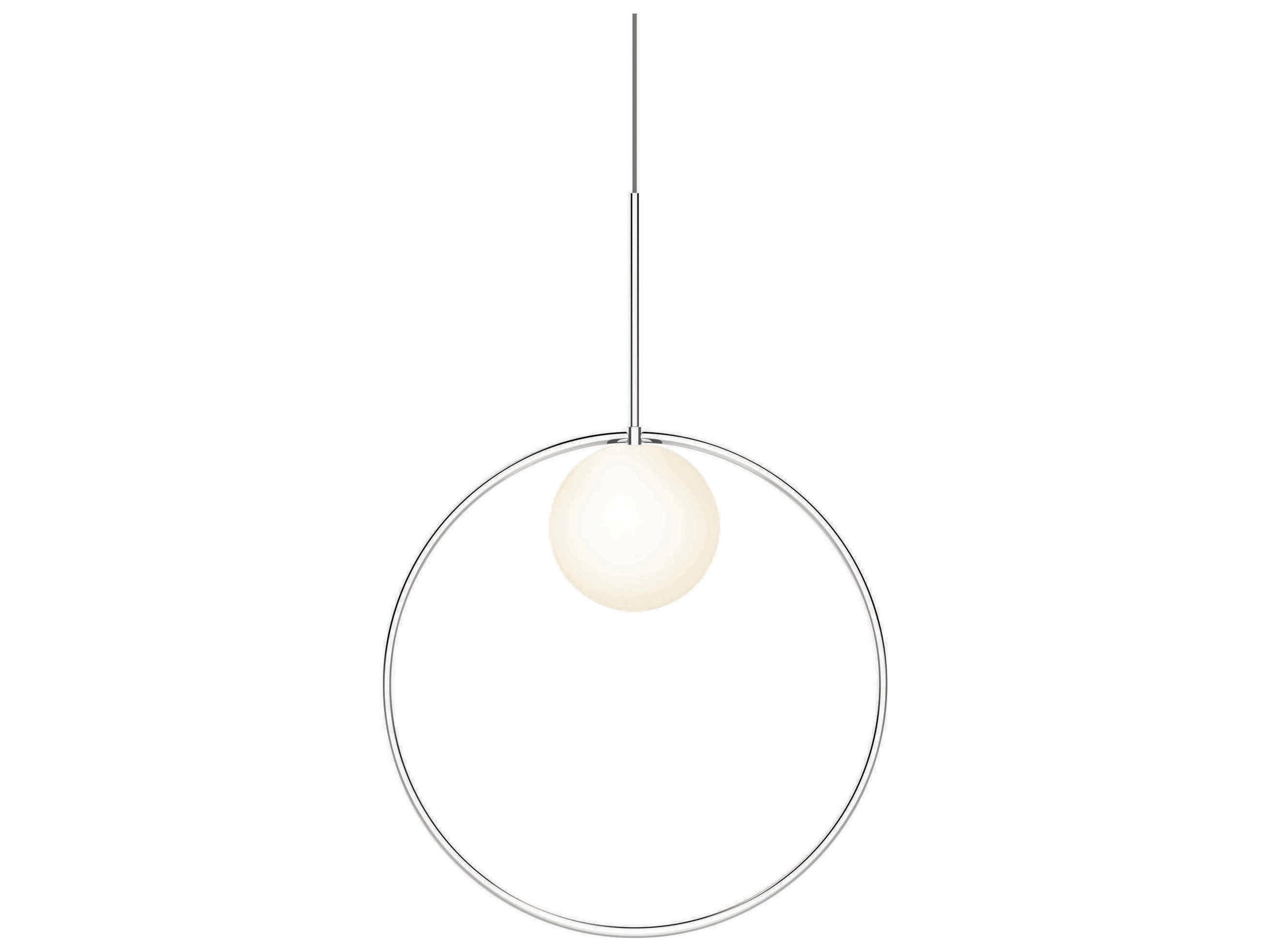 Pablo Bola Halo 1-Light Globe Round Pendant
