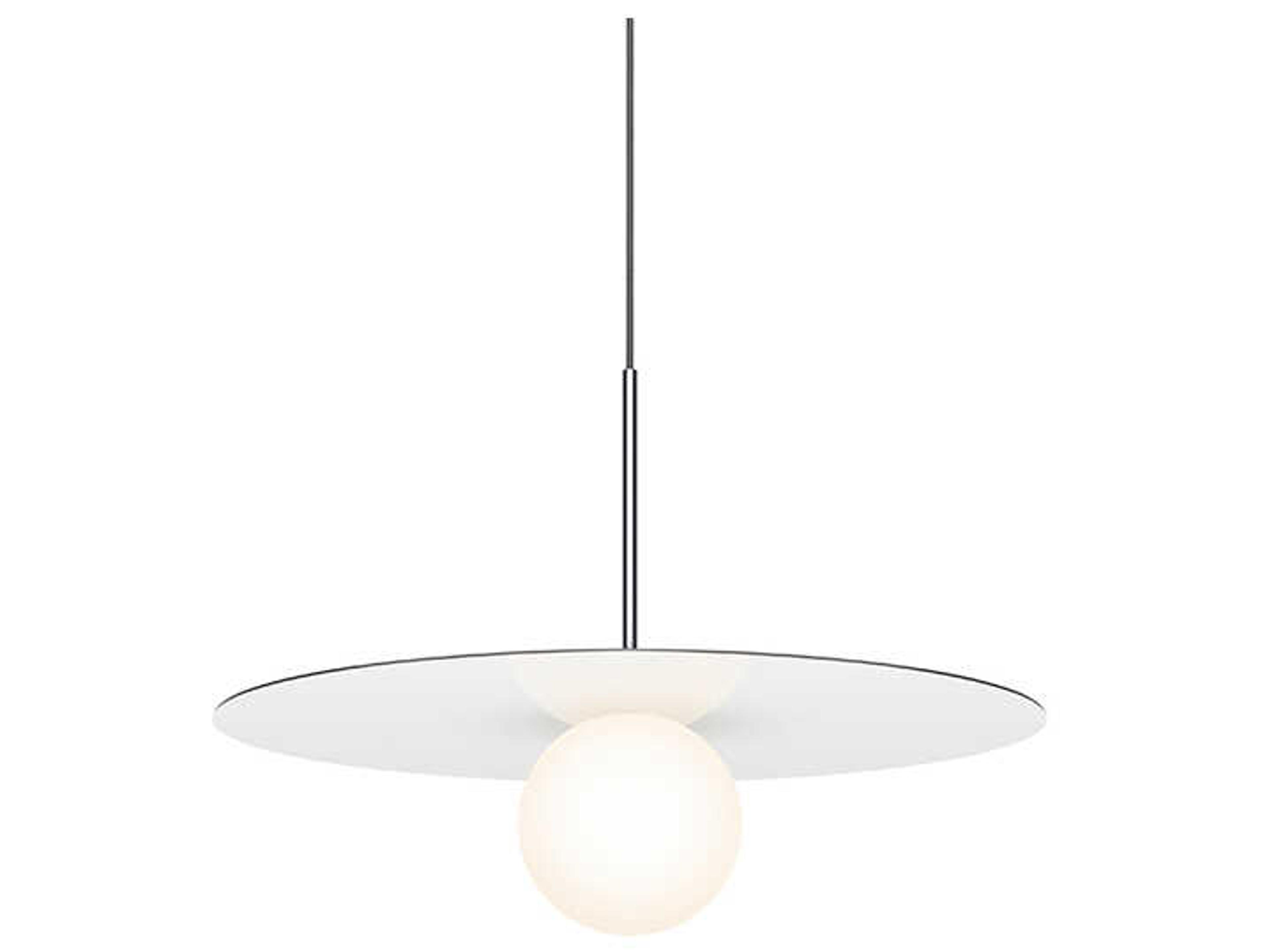 Pablo Bola Disc 1-Light Globe Round Pendant