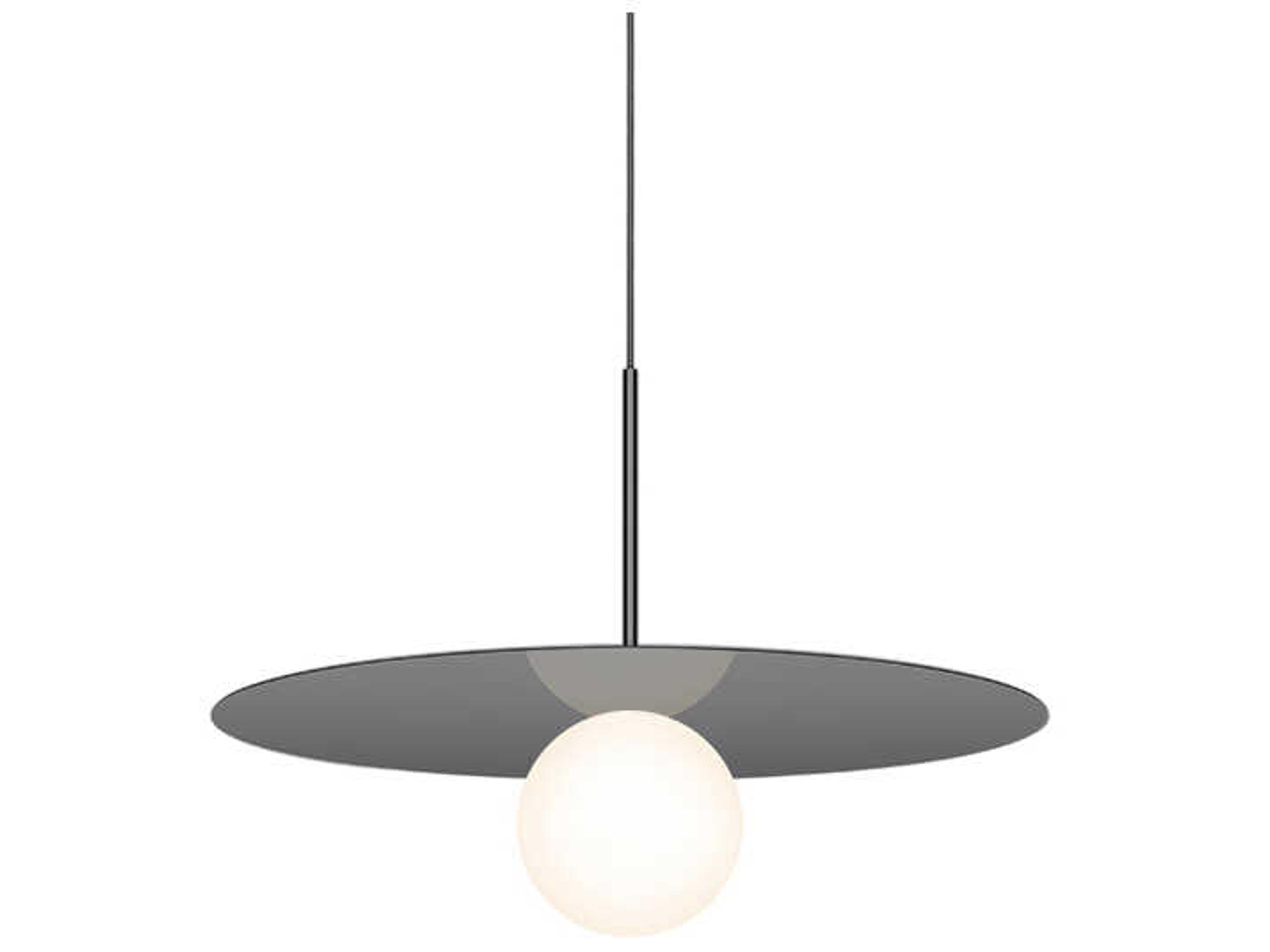 Pablo Bola Disc 1-Light Globe Round Pendant