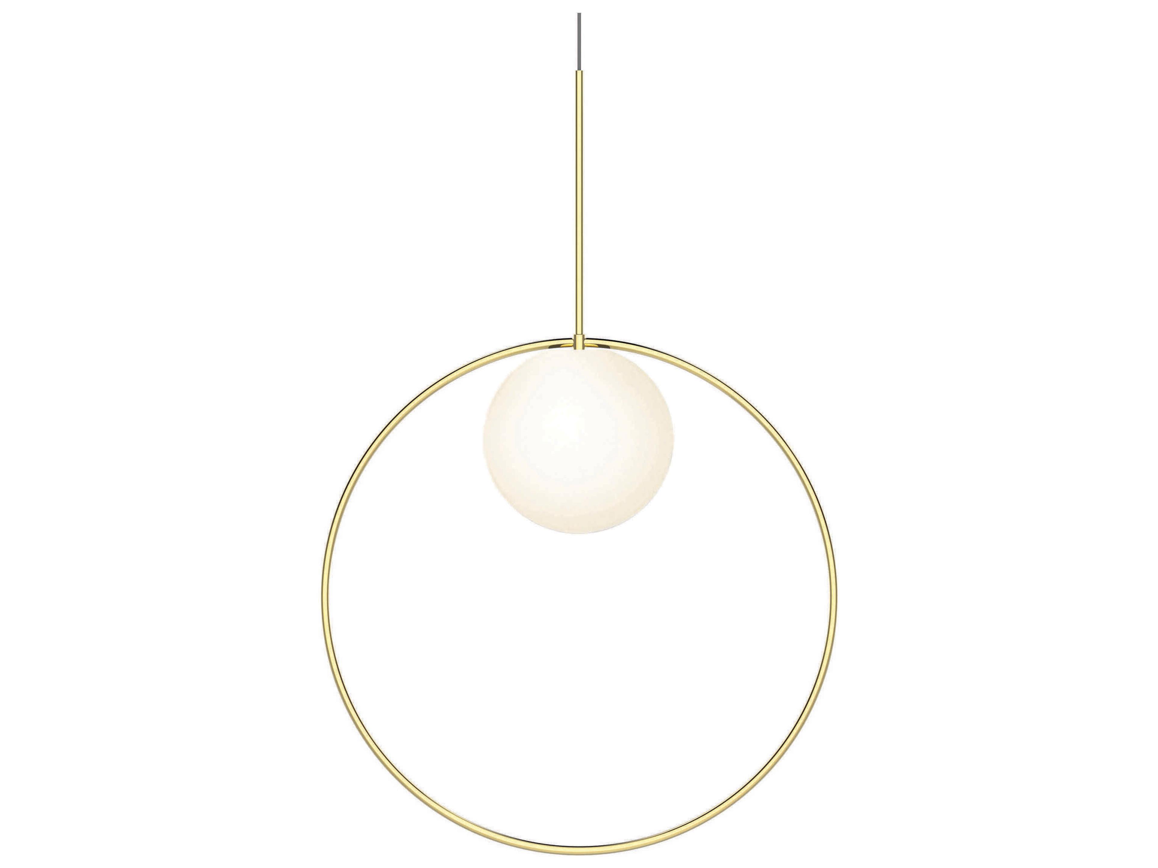 Bola Halo 1-Light Globe Round Pendant