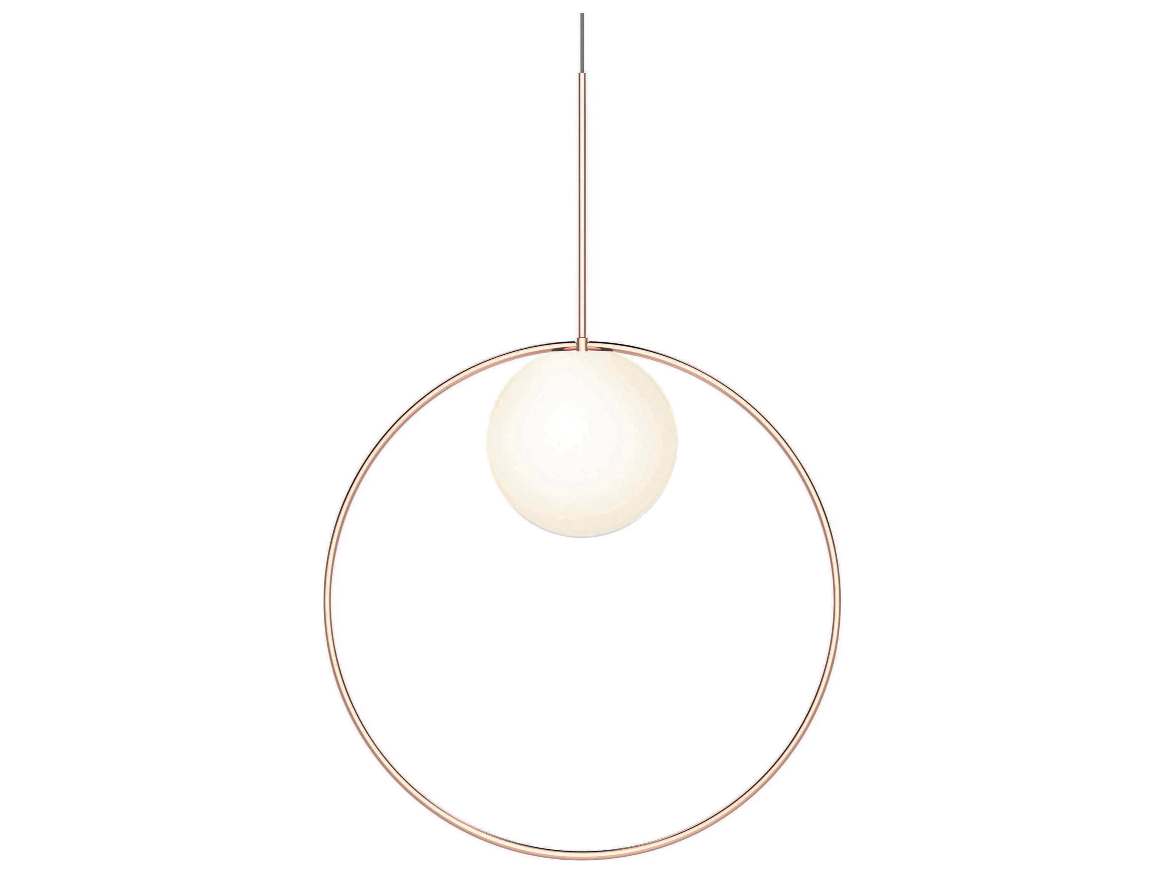 Pablo Bola Halo 1-Light Globe Round Pendant