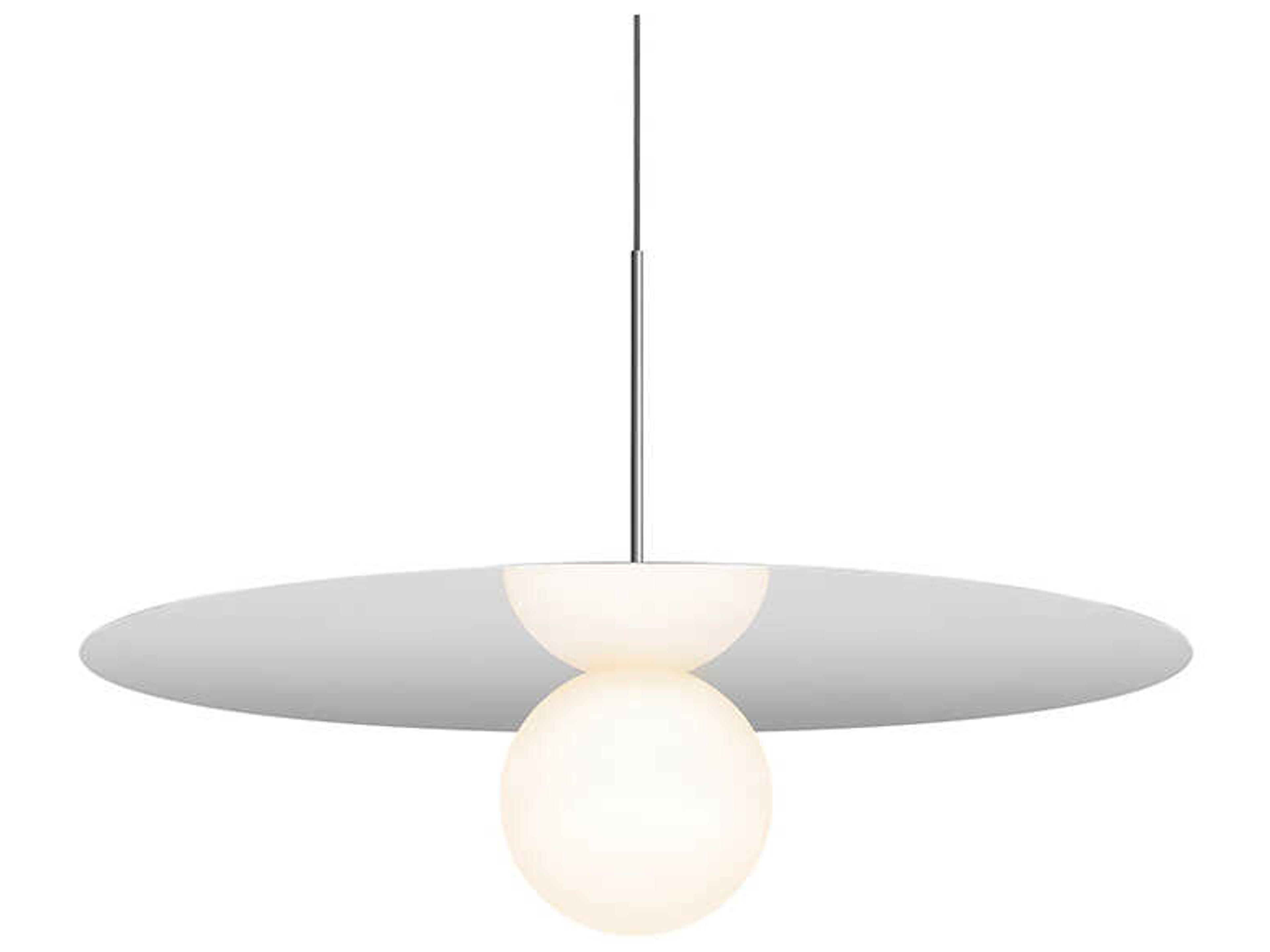 Pablo Bola Disc 1-Light Globe Round Pendant
