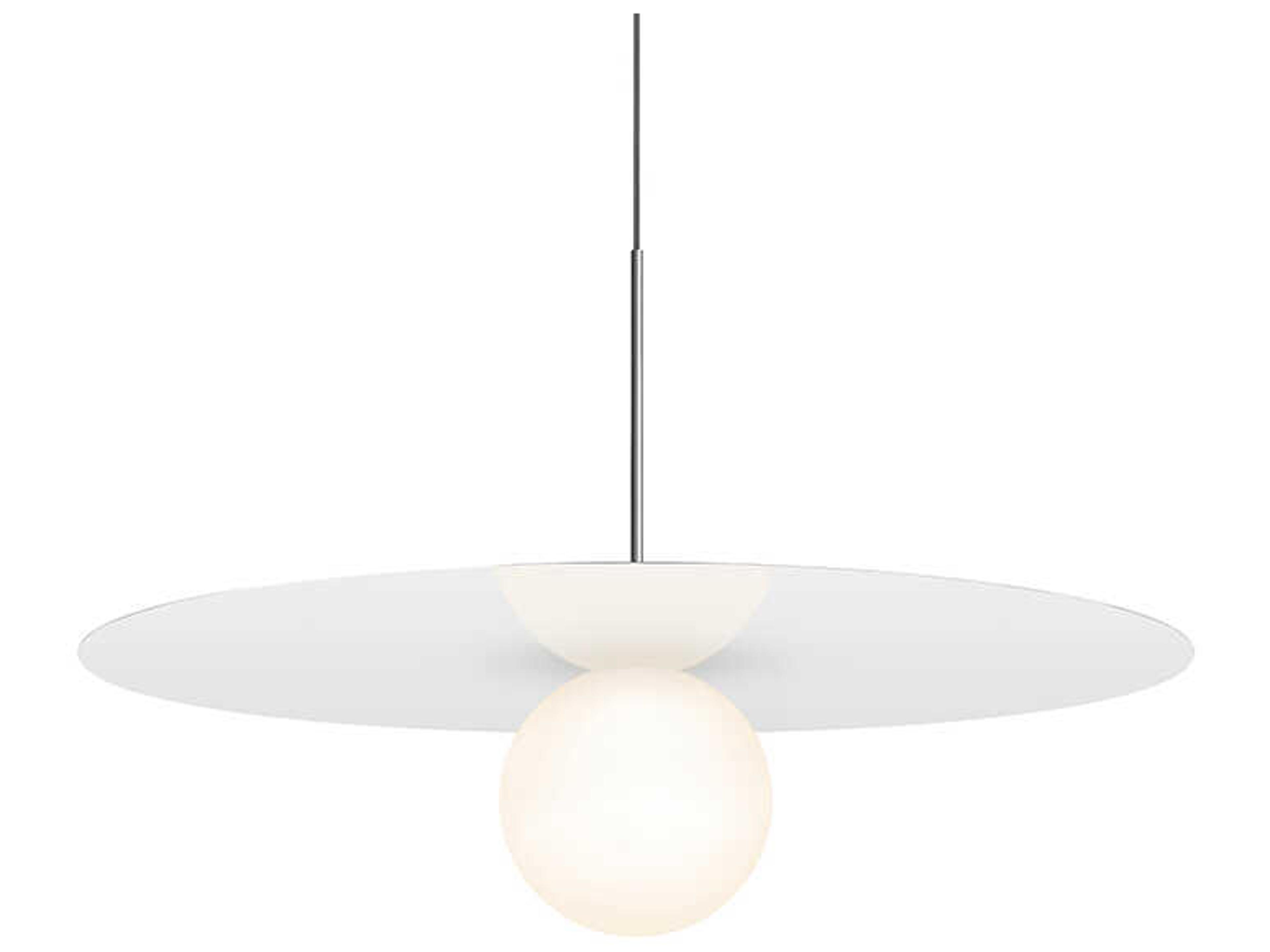 Pablo Bola Disc 1-Light Globe Round Pendant