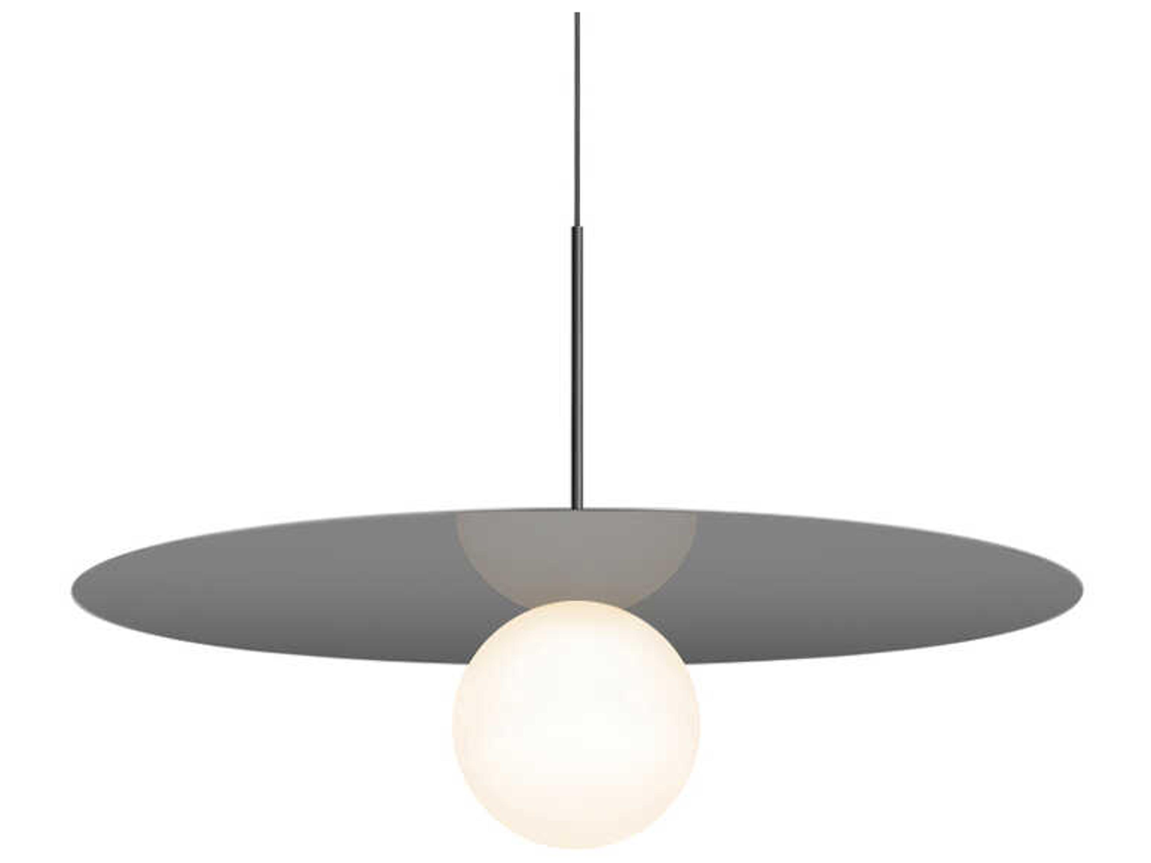 Pablo Bola Disc 1-Light Globe Round Pendant