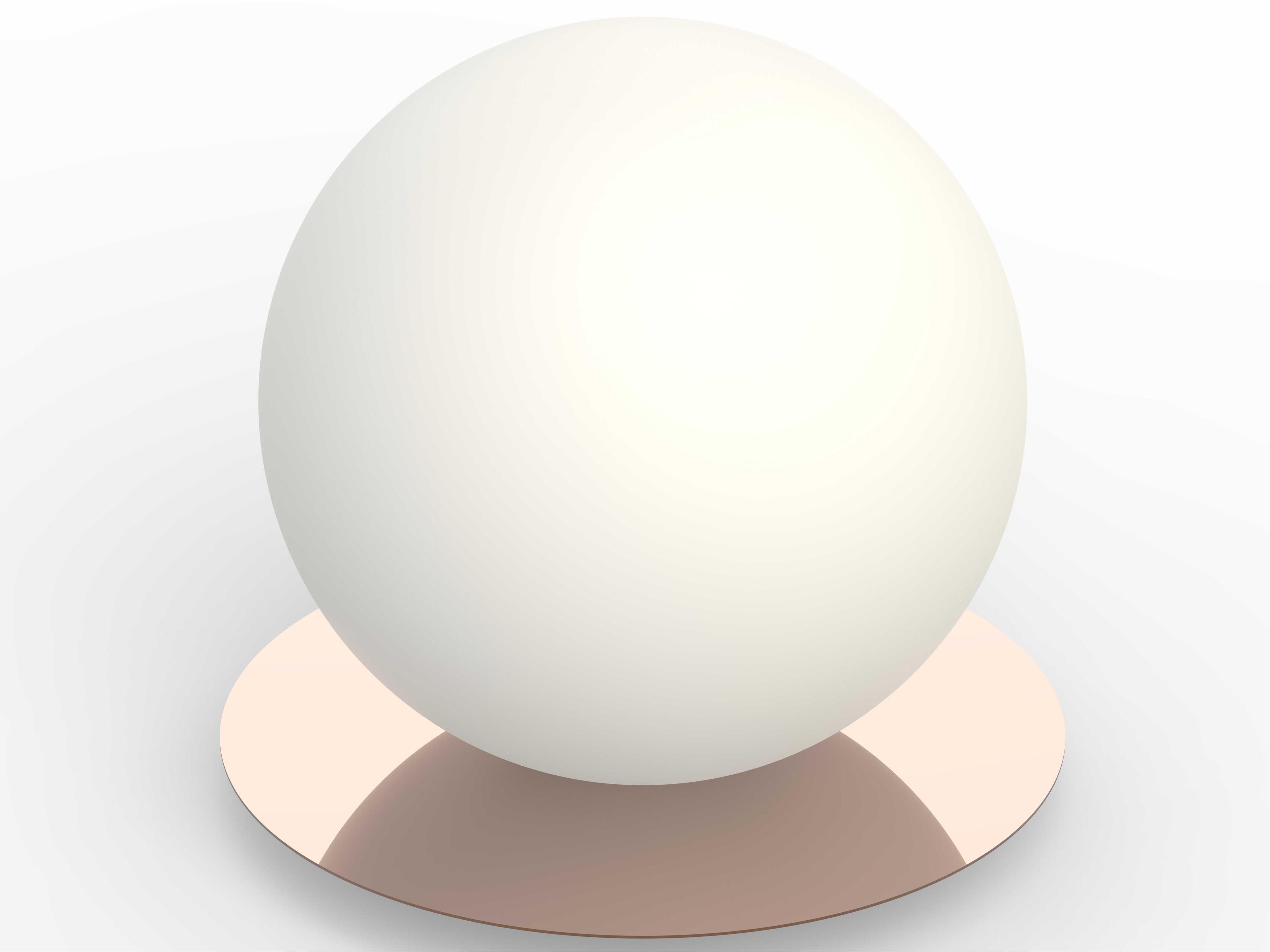 Pablo Bola Sphere Opal Glass Table Lamp