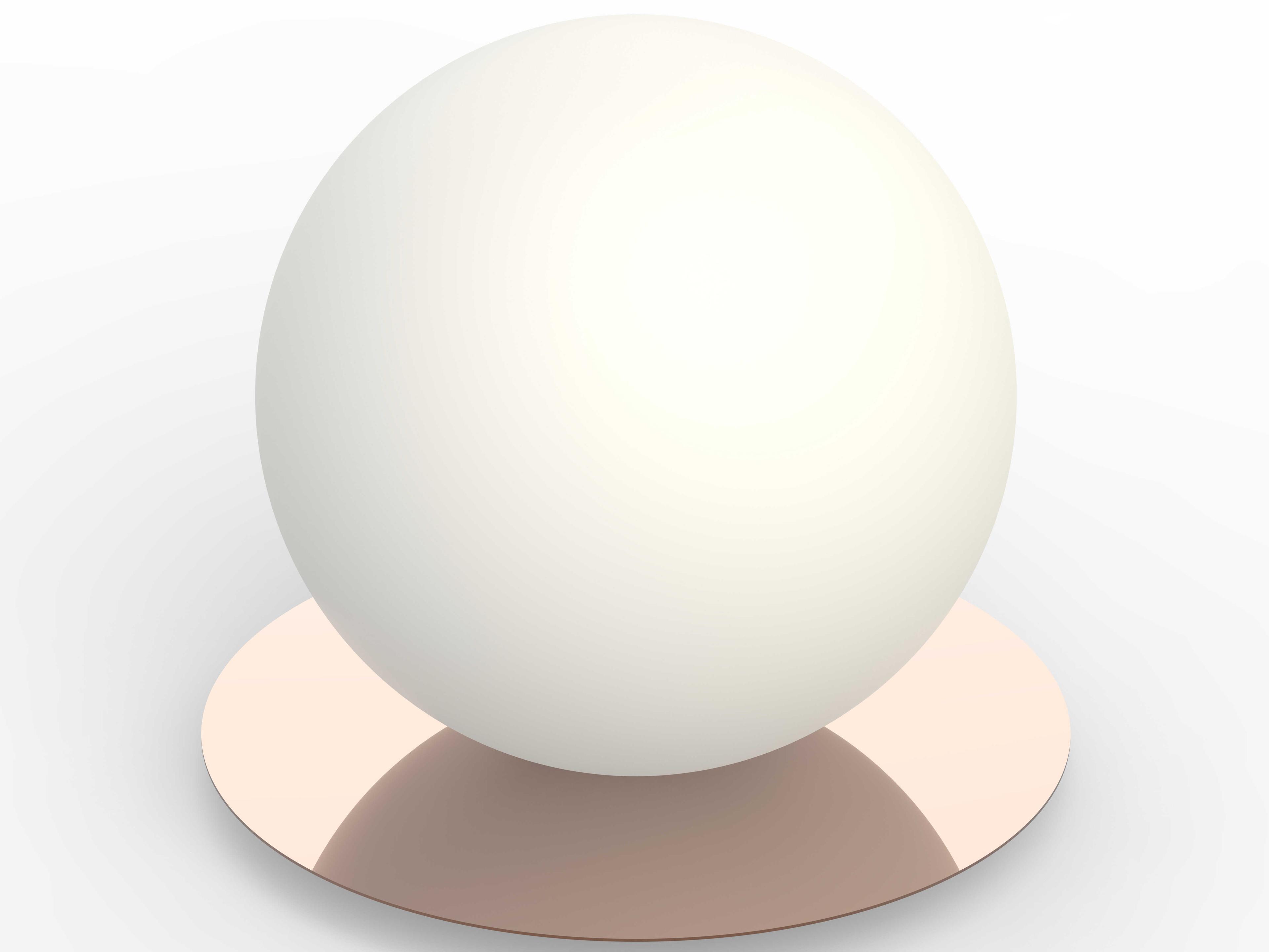 Pablo Bola Sphere Opal Glass Table Lamp