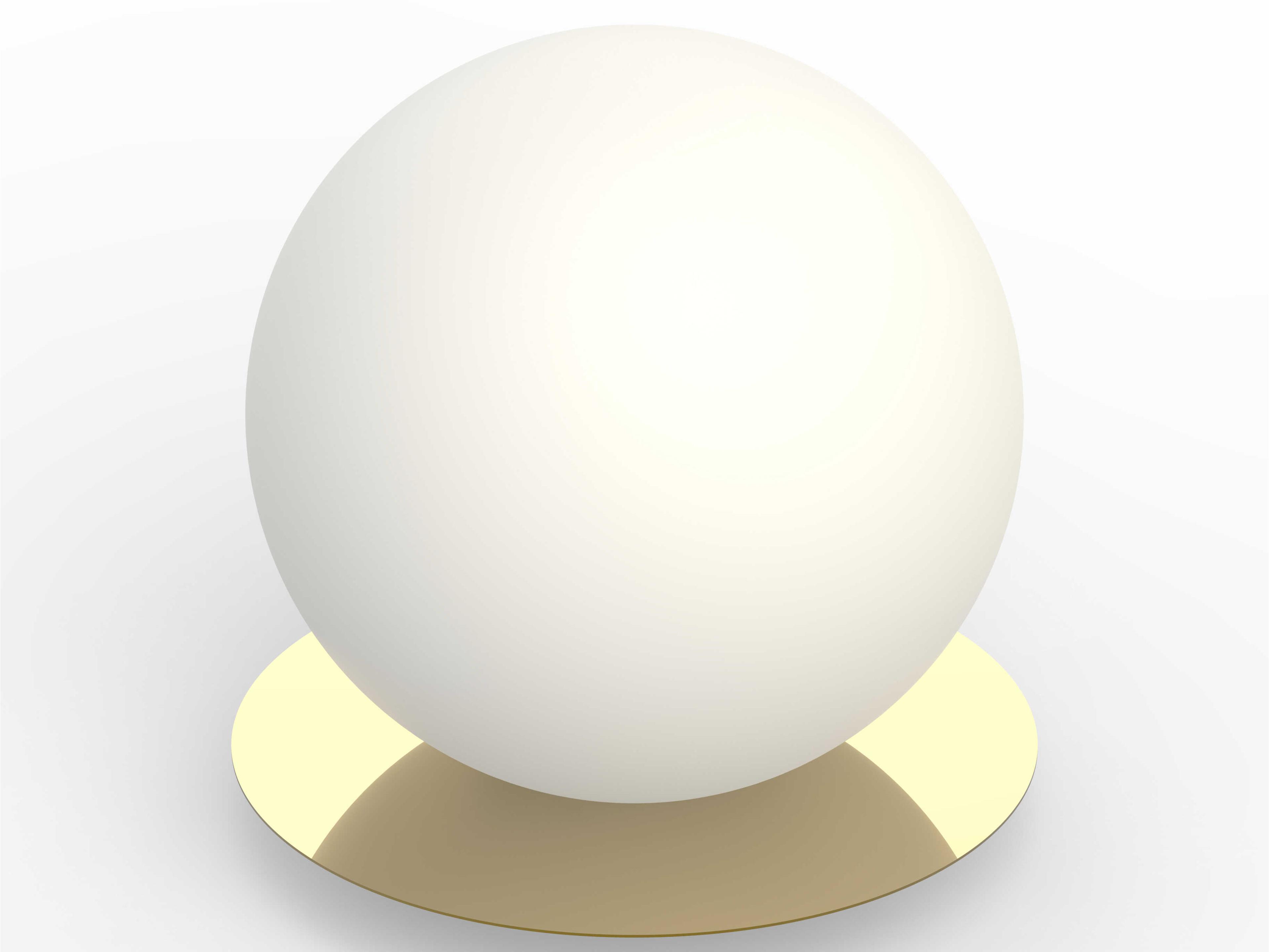 Pablo Bola Sphere Opal Glass Table Lamp
