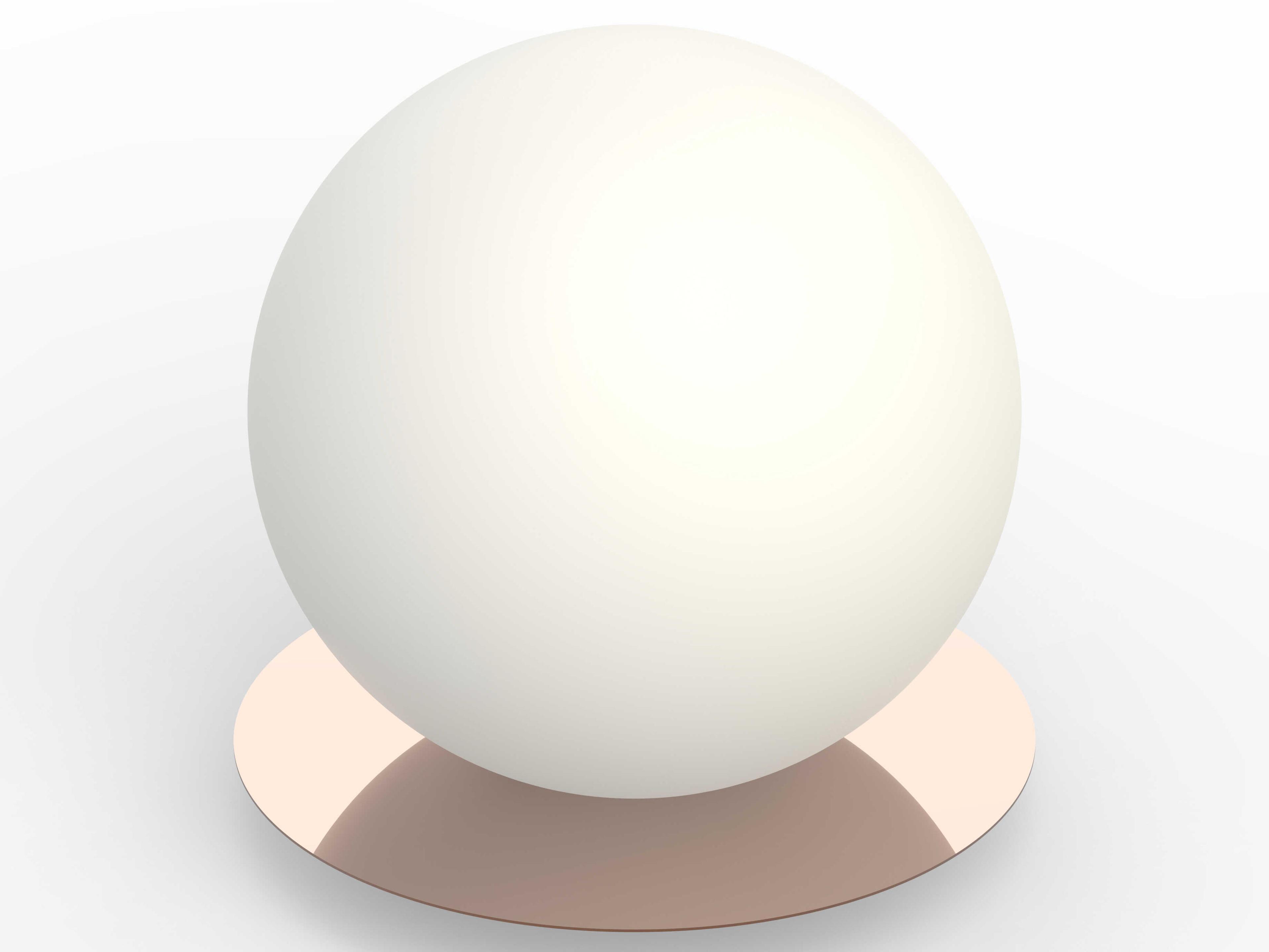 Pablo Bola Sphere Opal Glass Table Lamp