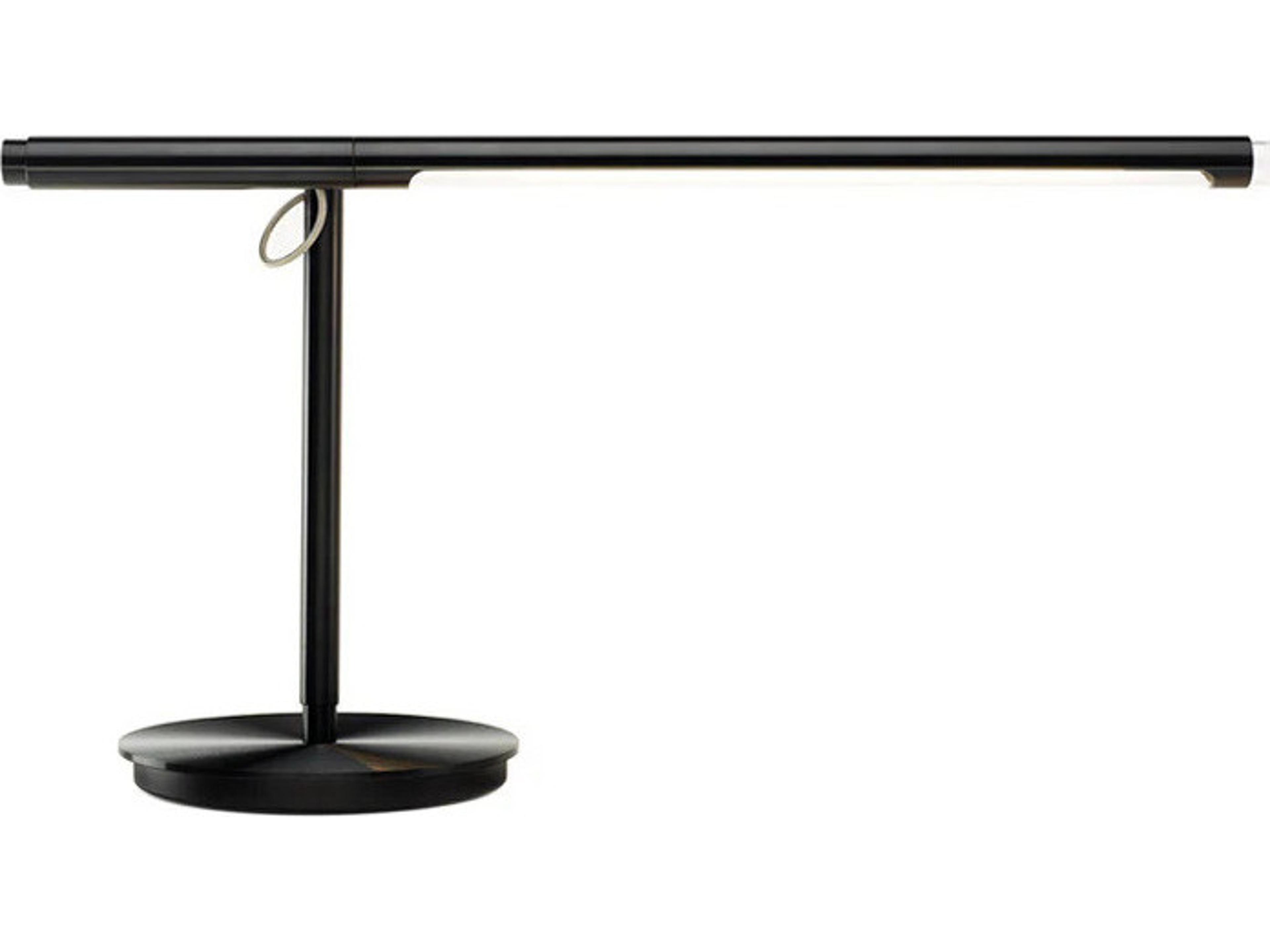 Pablo Brazo Black Pyrex Glass Desk Lamp