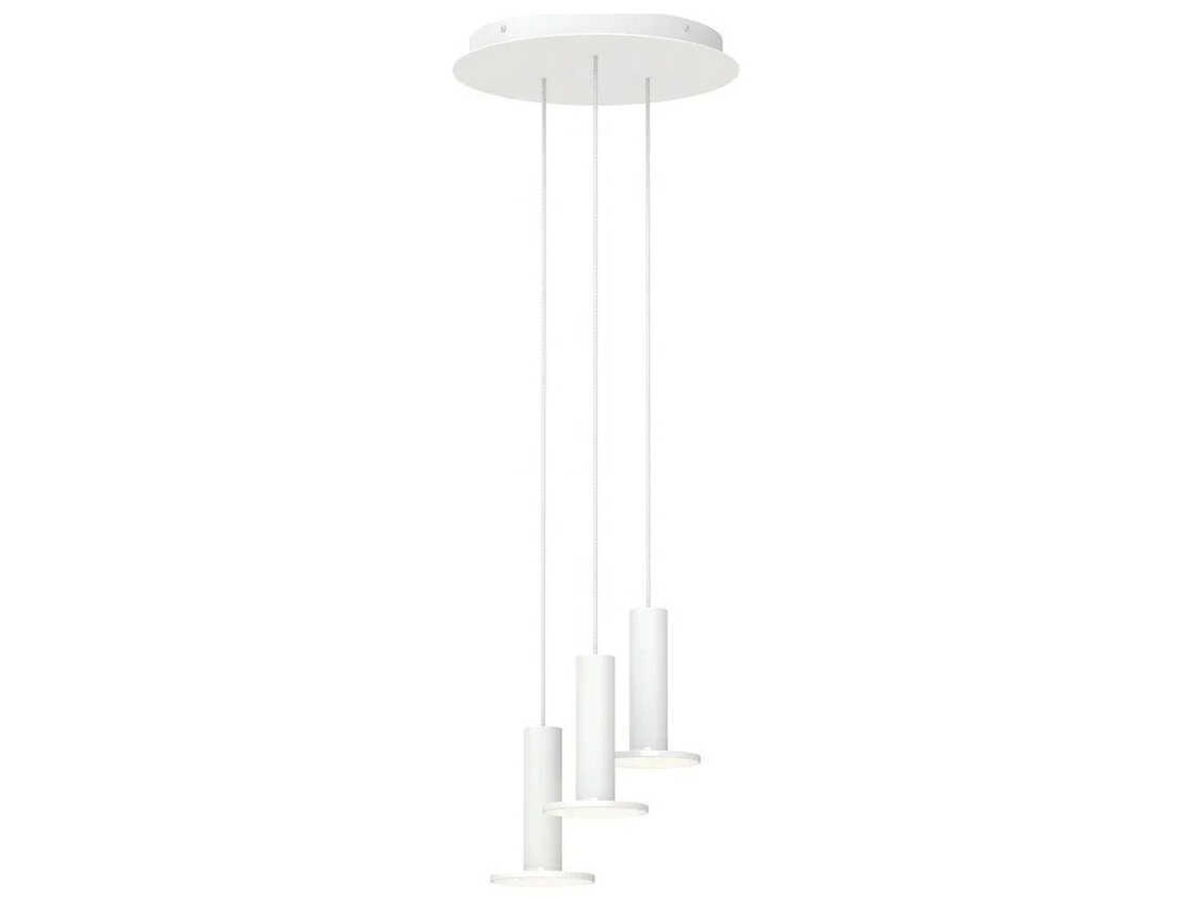 Cielo 3-Light Cylinder Linear Chandelier