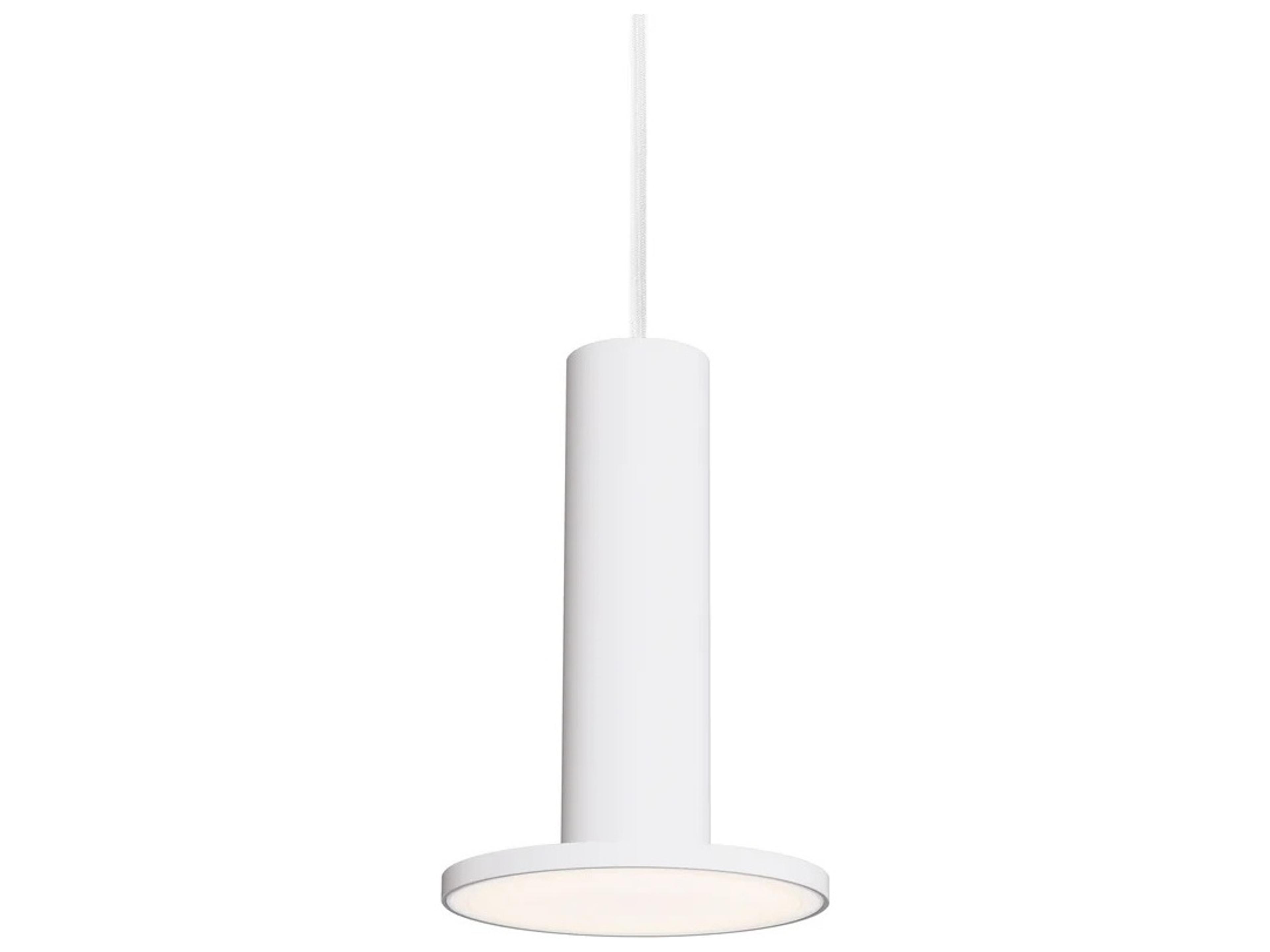 Cielo Plus 1-Light White Cylinder Linear Mini Pendant