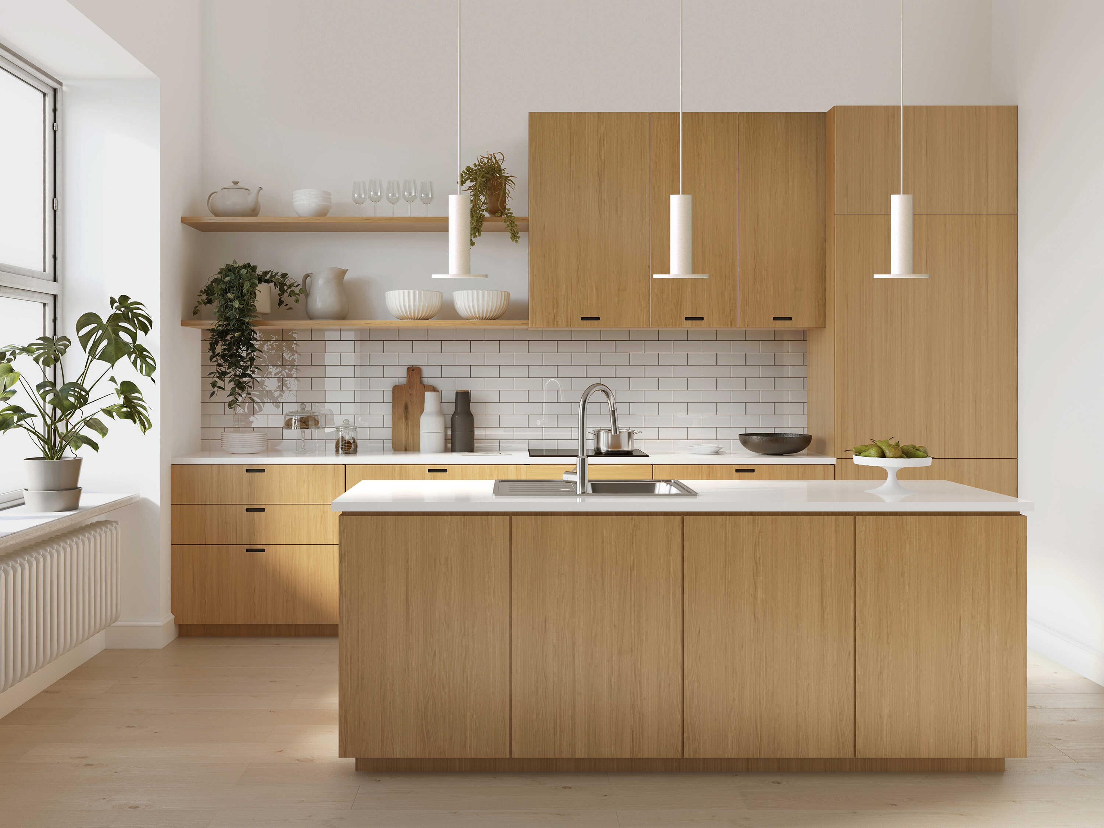 Pablo Cielo Plus 1-Light White Cylinder Linear Mini Pendant