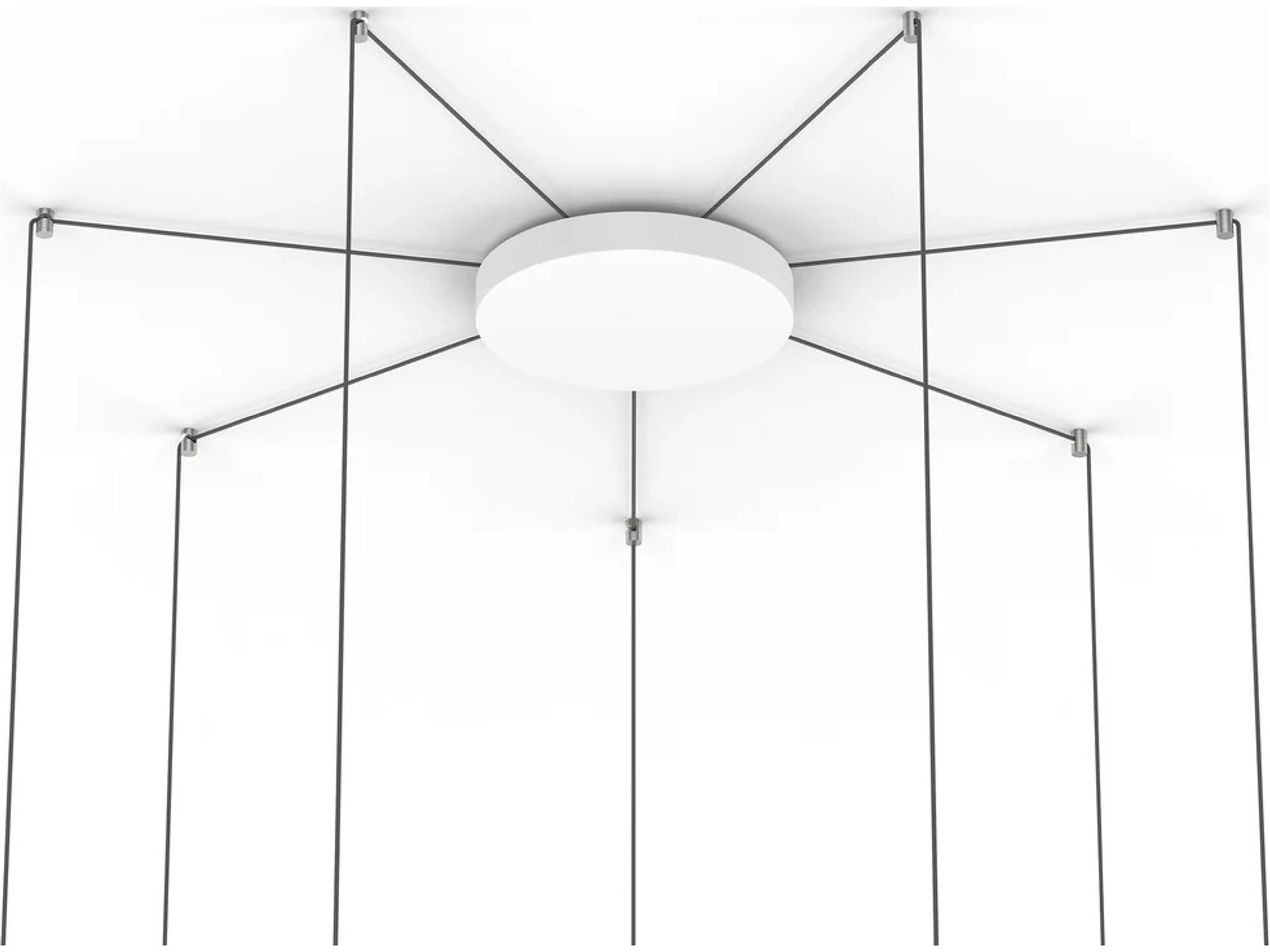 Cielo-XL 12" White Canopy Kit with 12 Swag Mounts