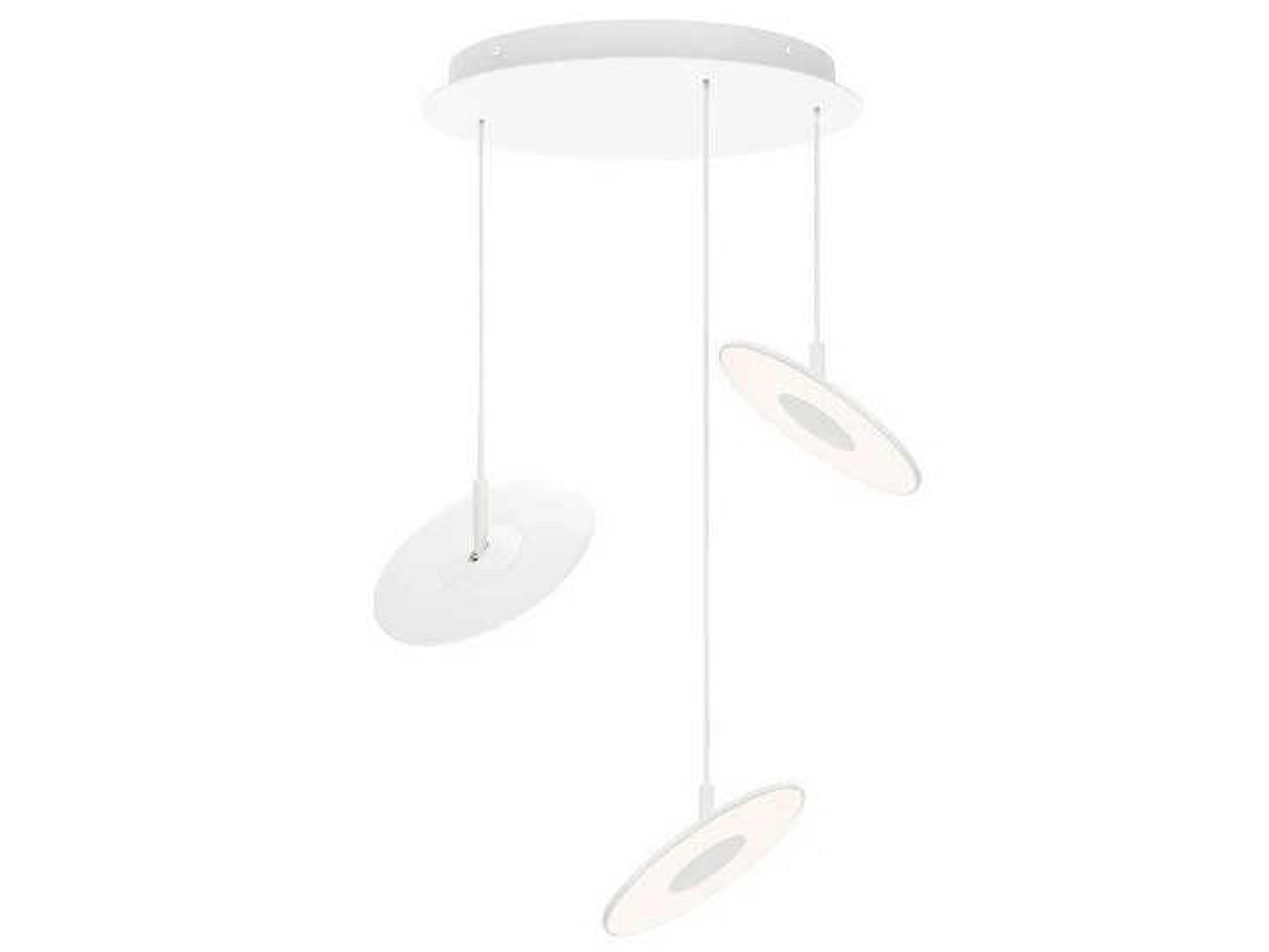 Circa 3-Light Linear Round Chandelier