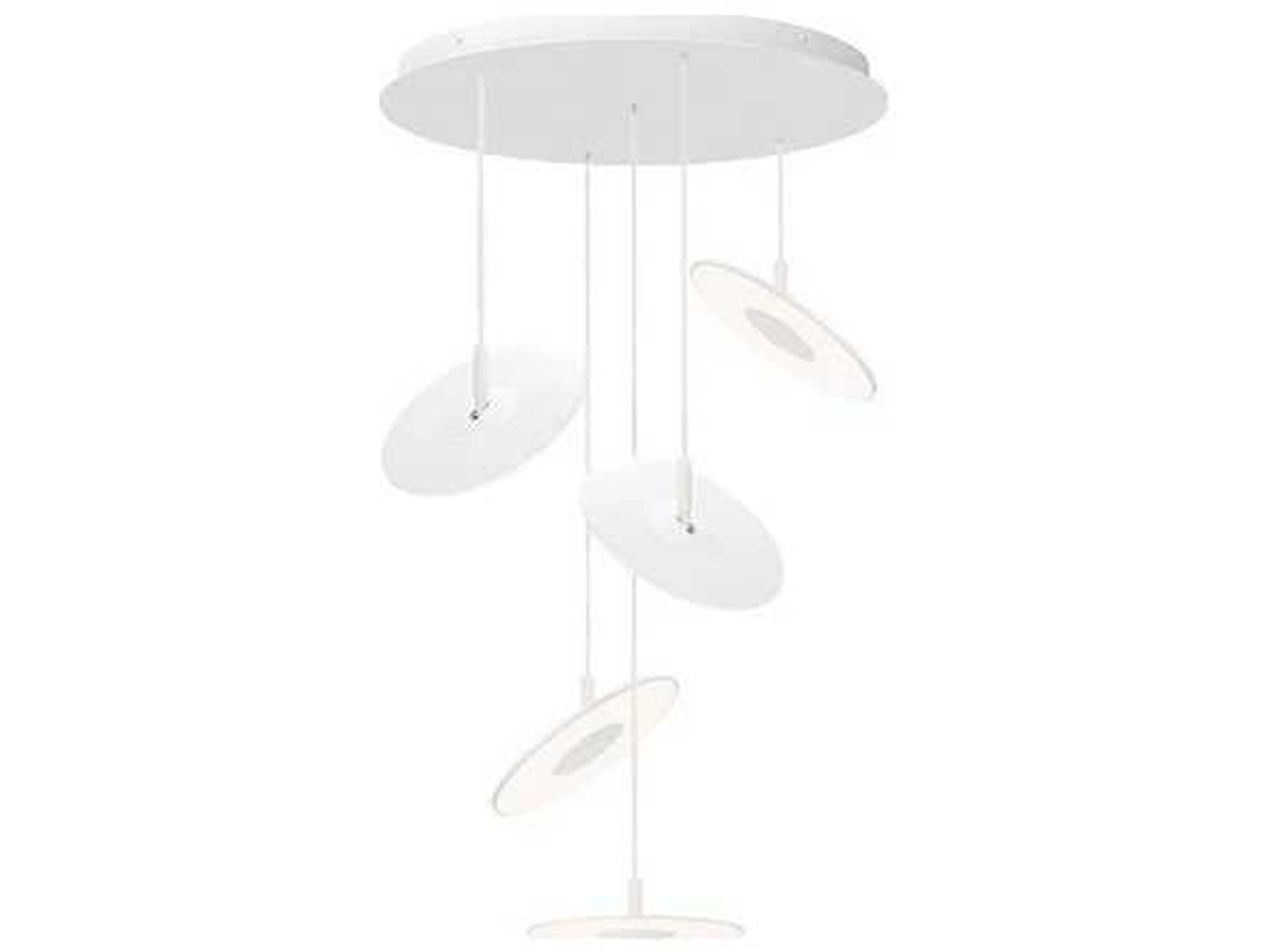 Circa 5-Light Linear Round Chandelier