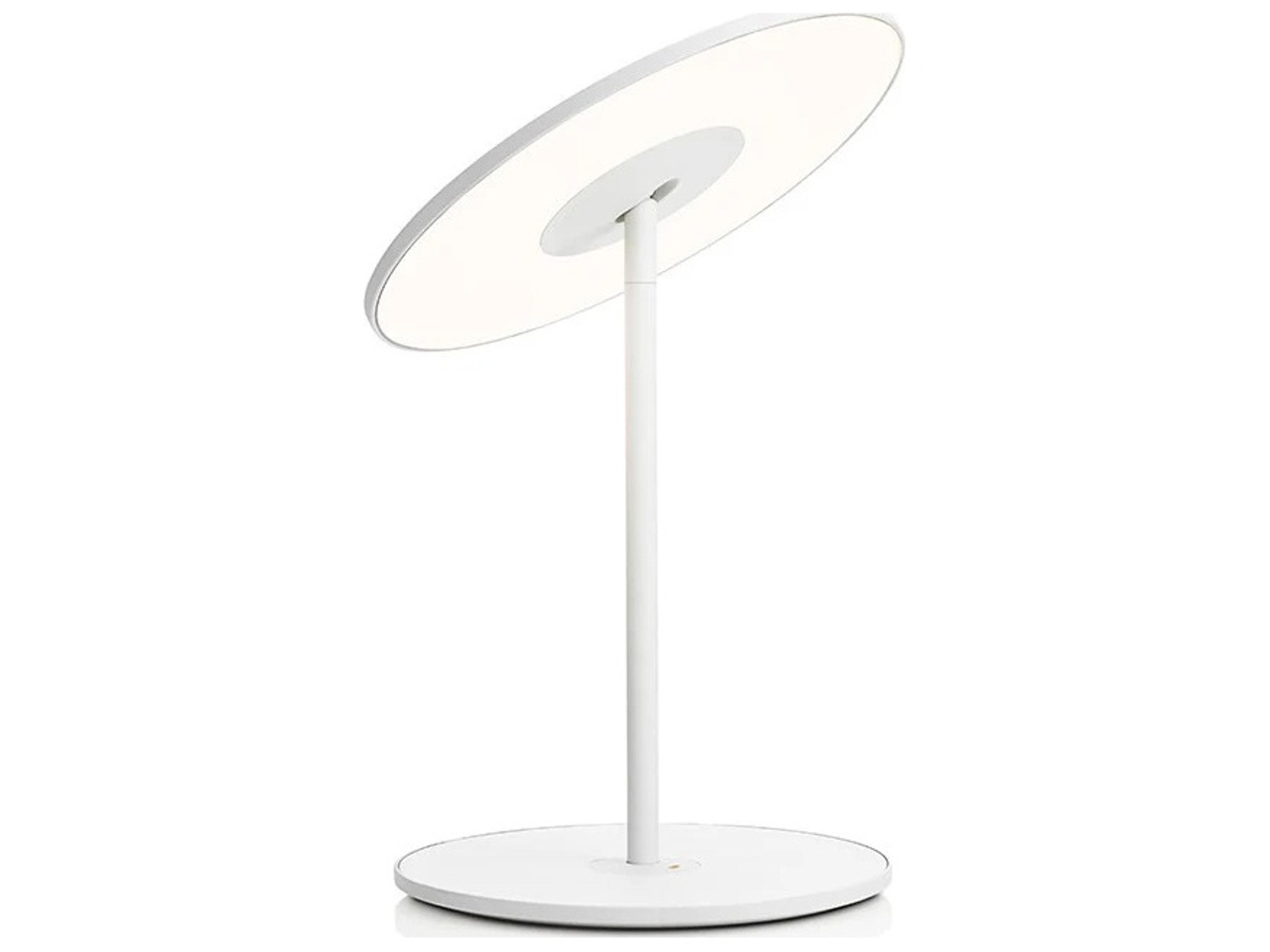 Circa White Polycarbonate Lens Table Lamp