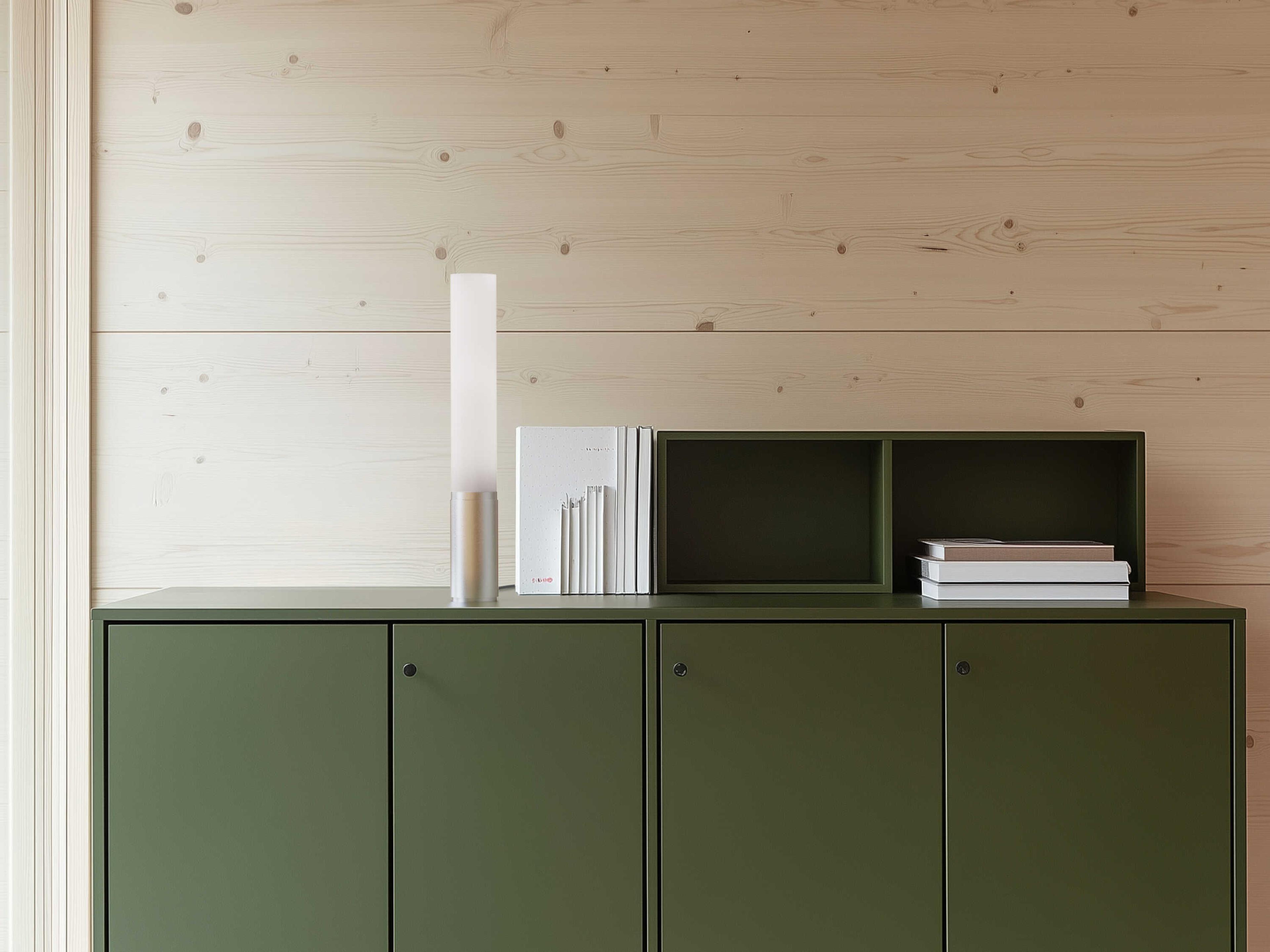 Pablo Elise Silver PMMA Diffuser Table Lamp