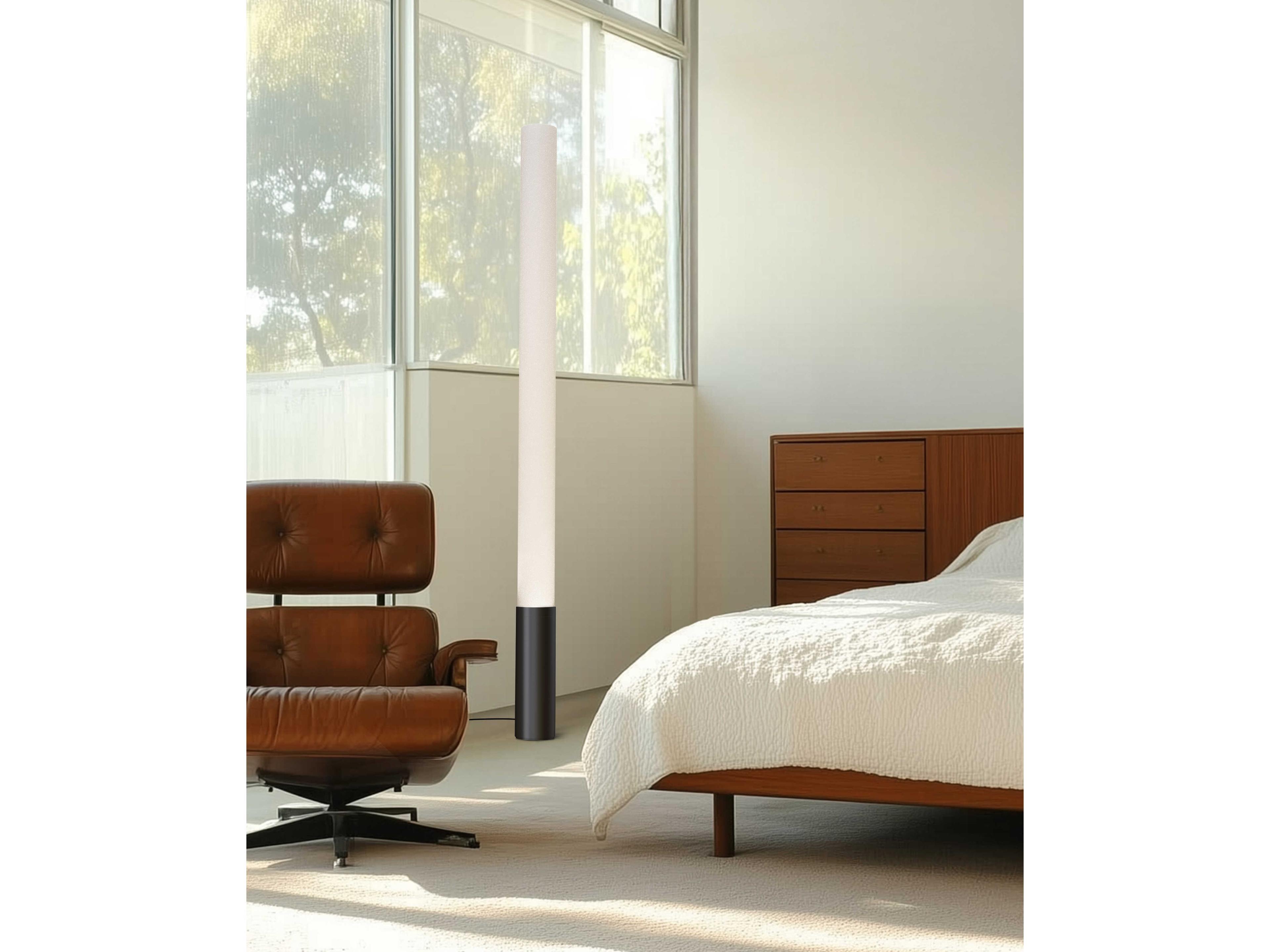 Pablo Elise Black PMMA Diffuser Floor Lamp