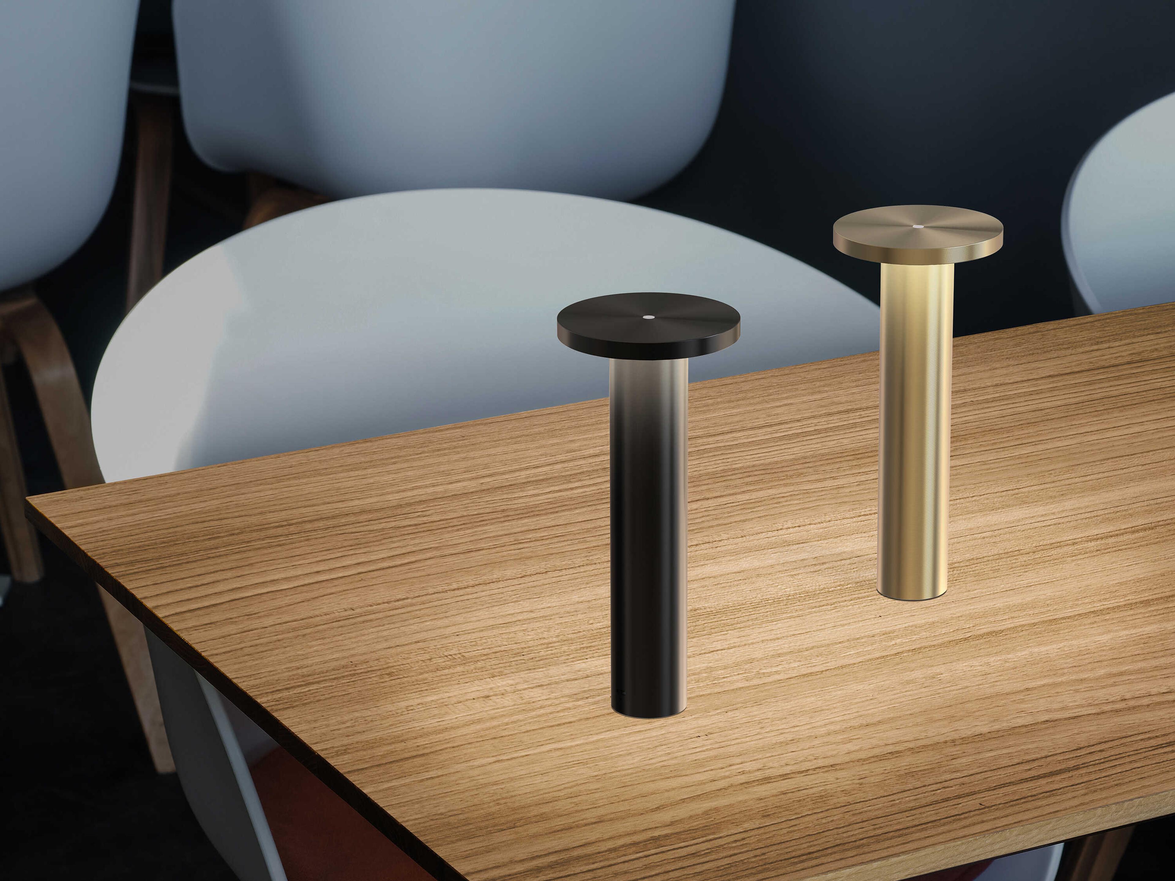 Pablo Luci Brass Table Lamp