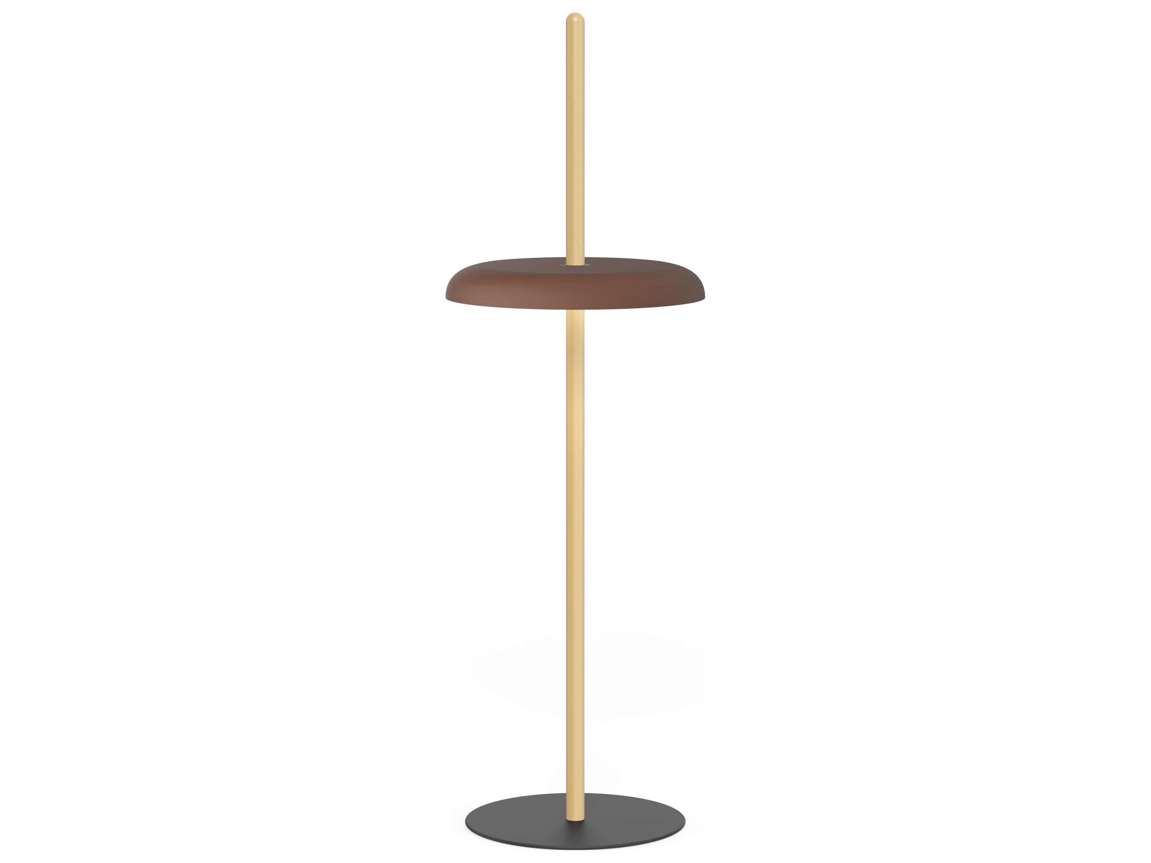 Nivel White Oak Espresso Wood Floor Lamp