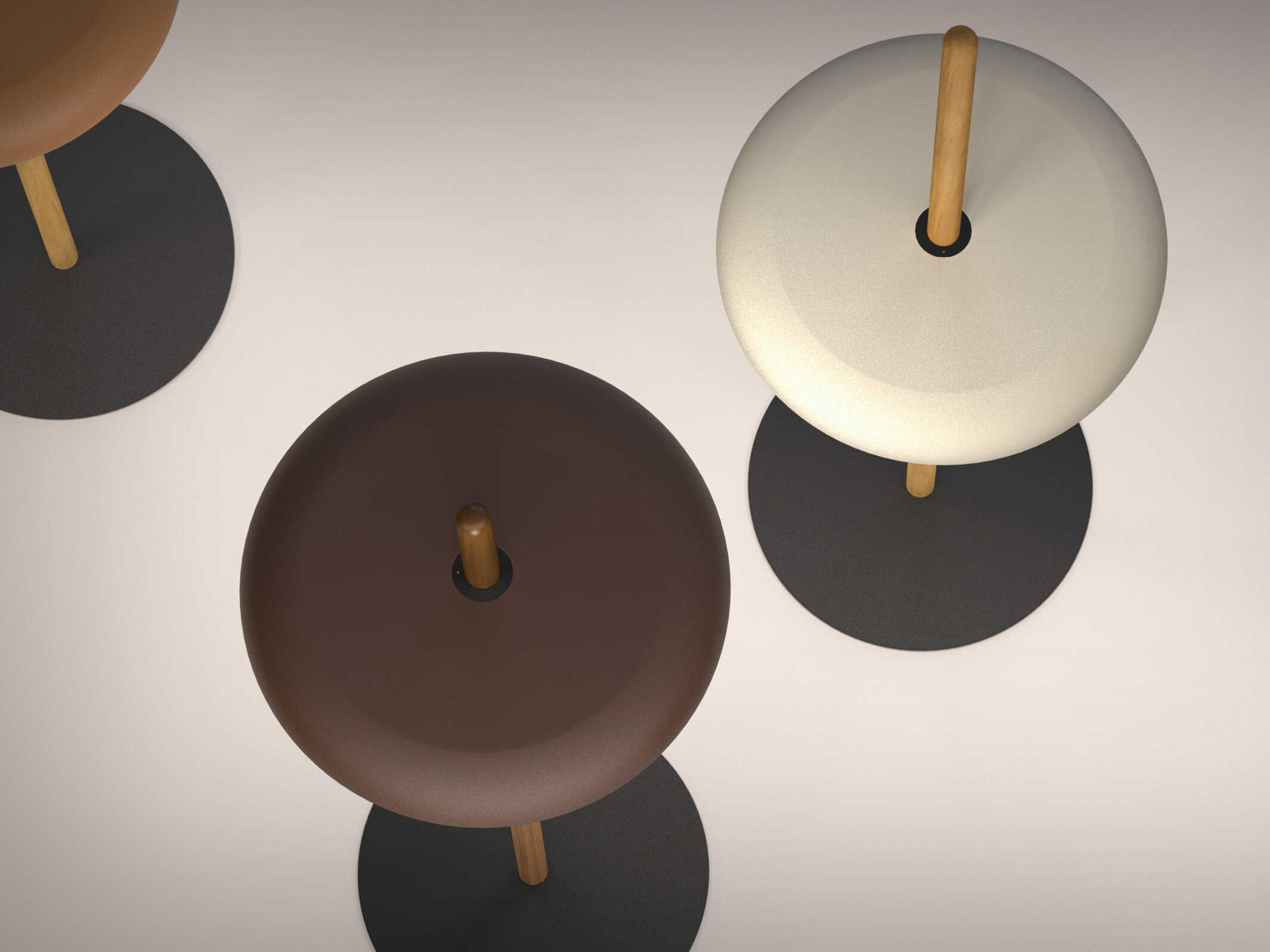 Pablo Nivel Walnut Espresso Brown Floor Lamp