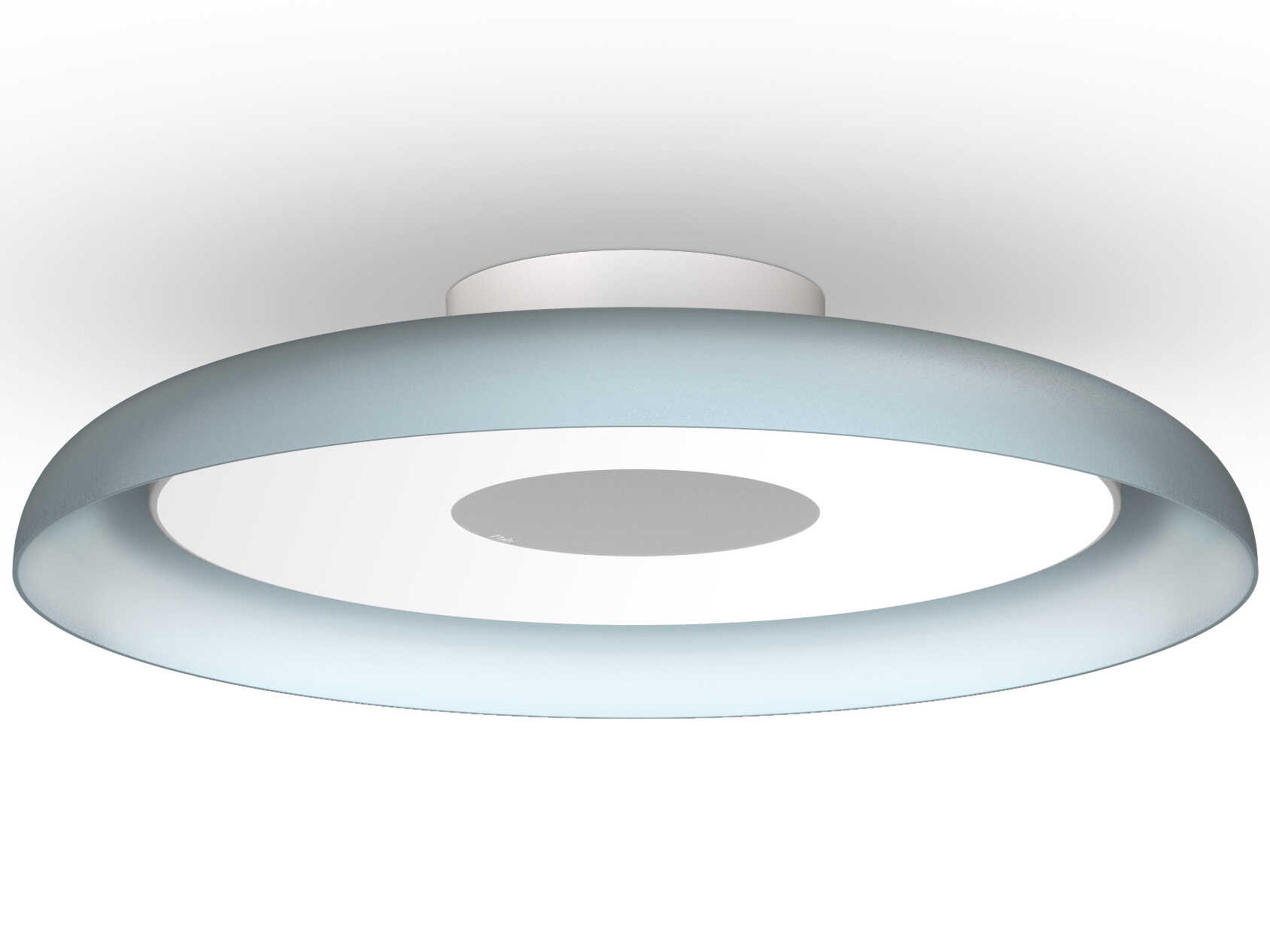 Nivel 1-Light Flush Blue Round Mount
