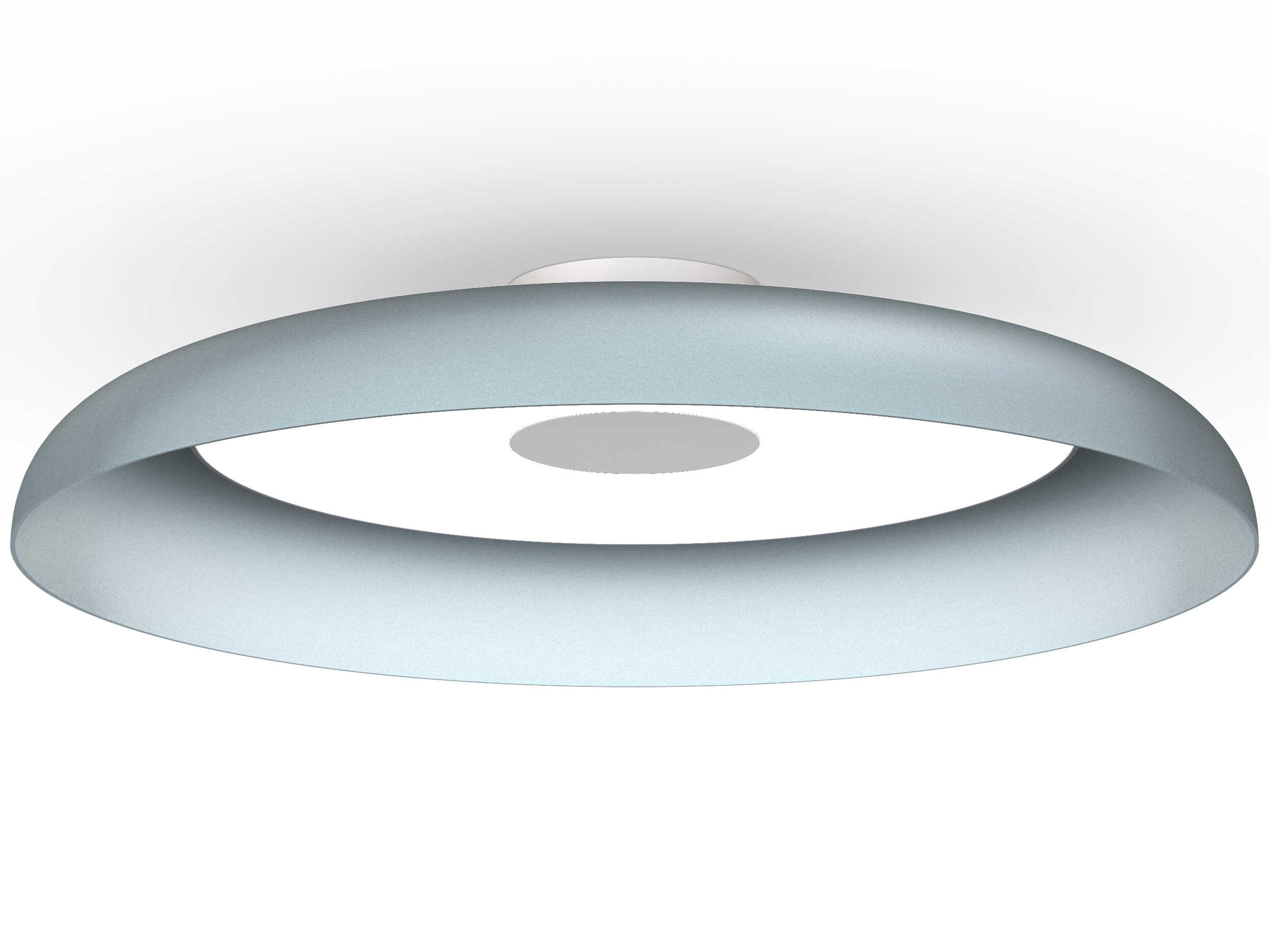 Nivel 1-Light Flush Blue Round Mount