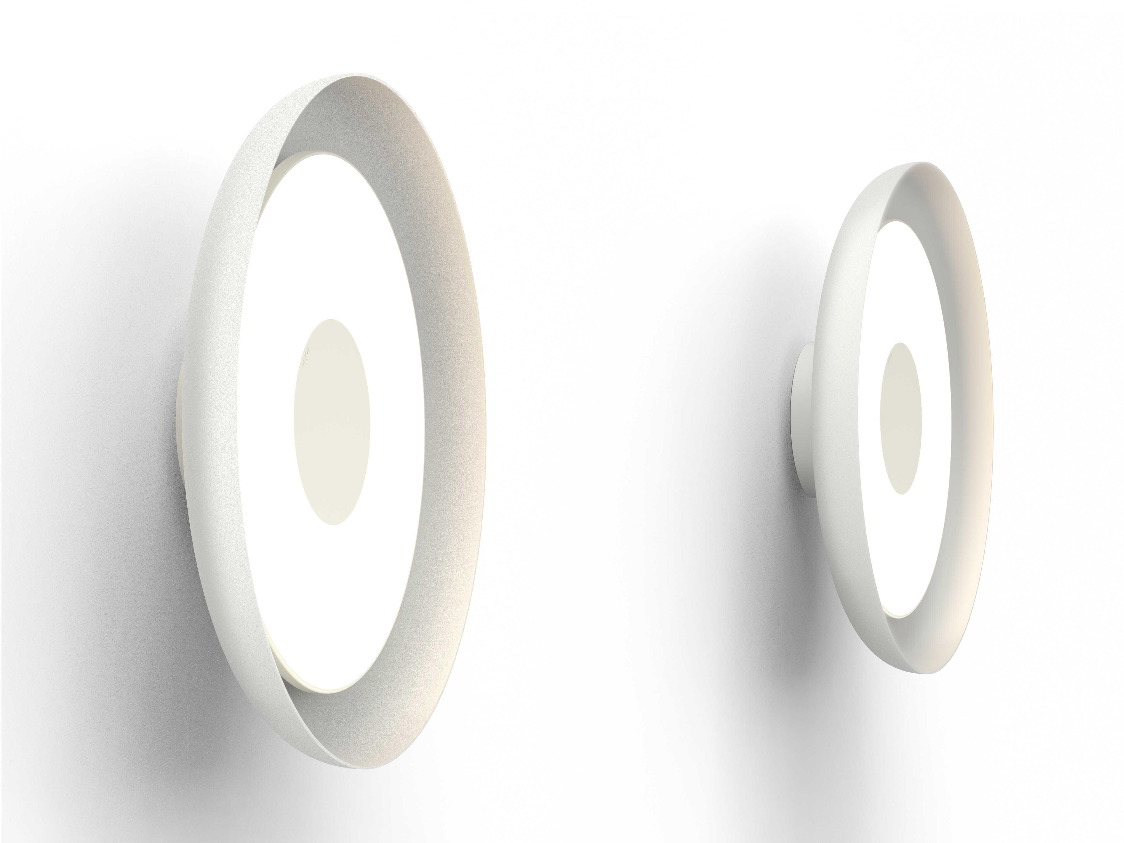 Pablo Nivel 1-Light White Round Flush Mount