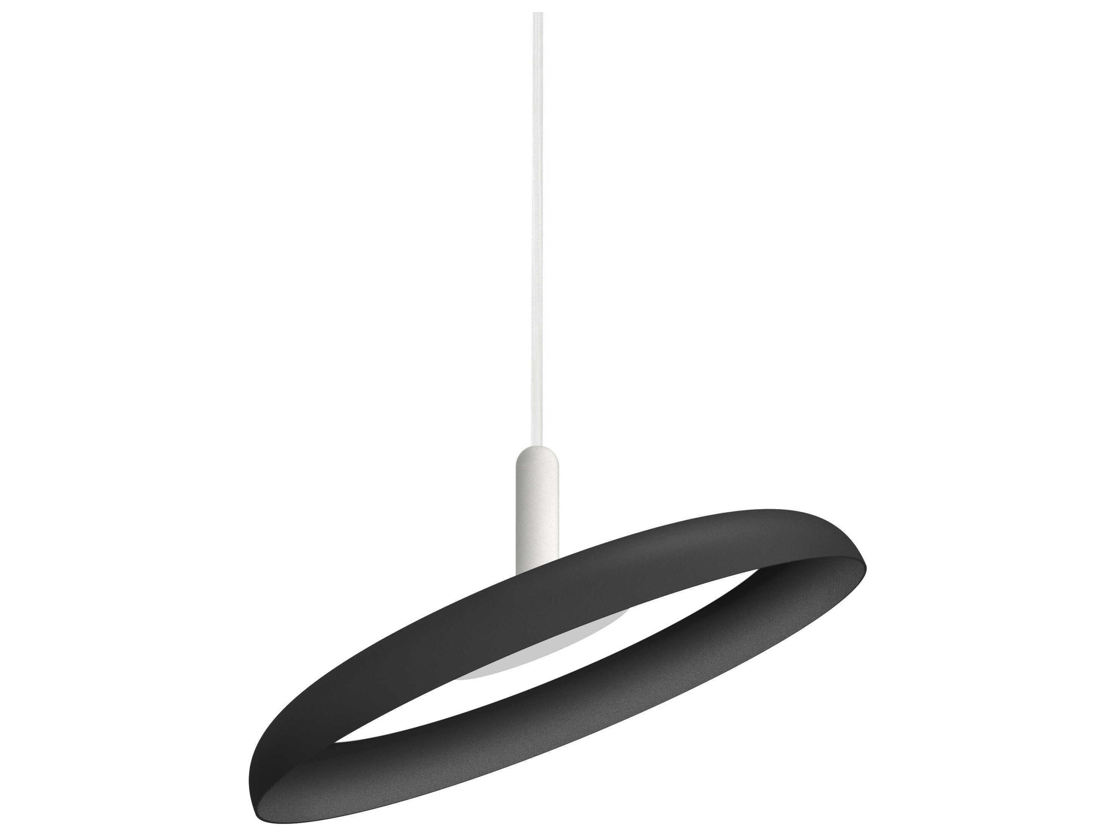 Pablo Nivel 1-Light Black Round Pendant