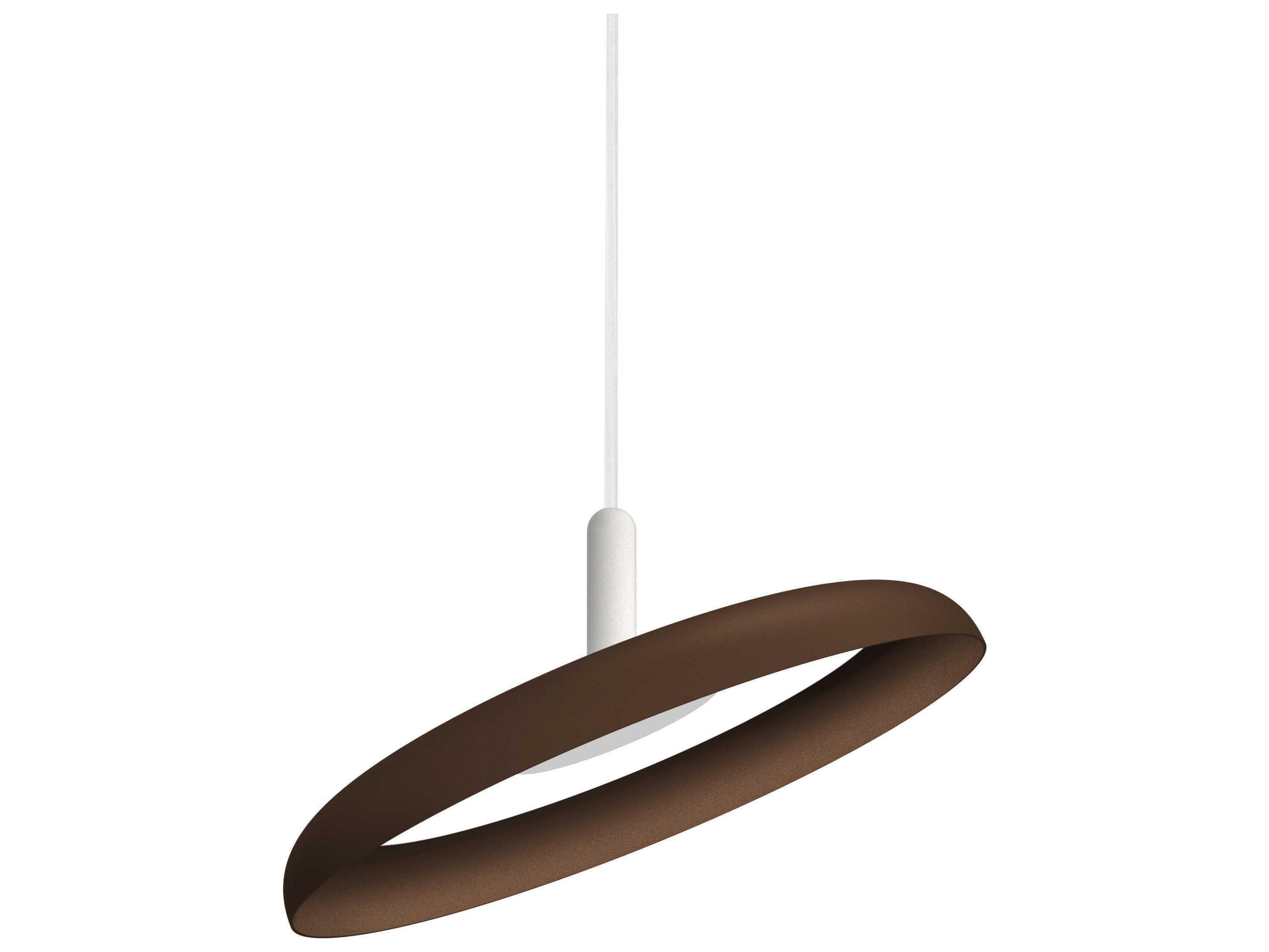 Pablo Nivel 1-Light Espresso Brown Round Pendant