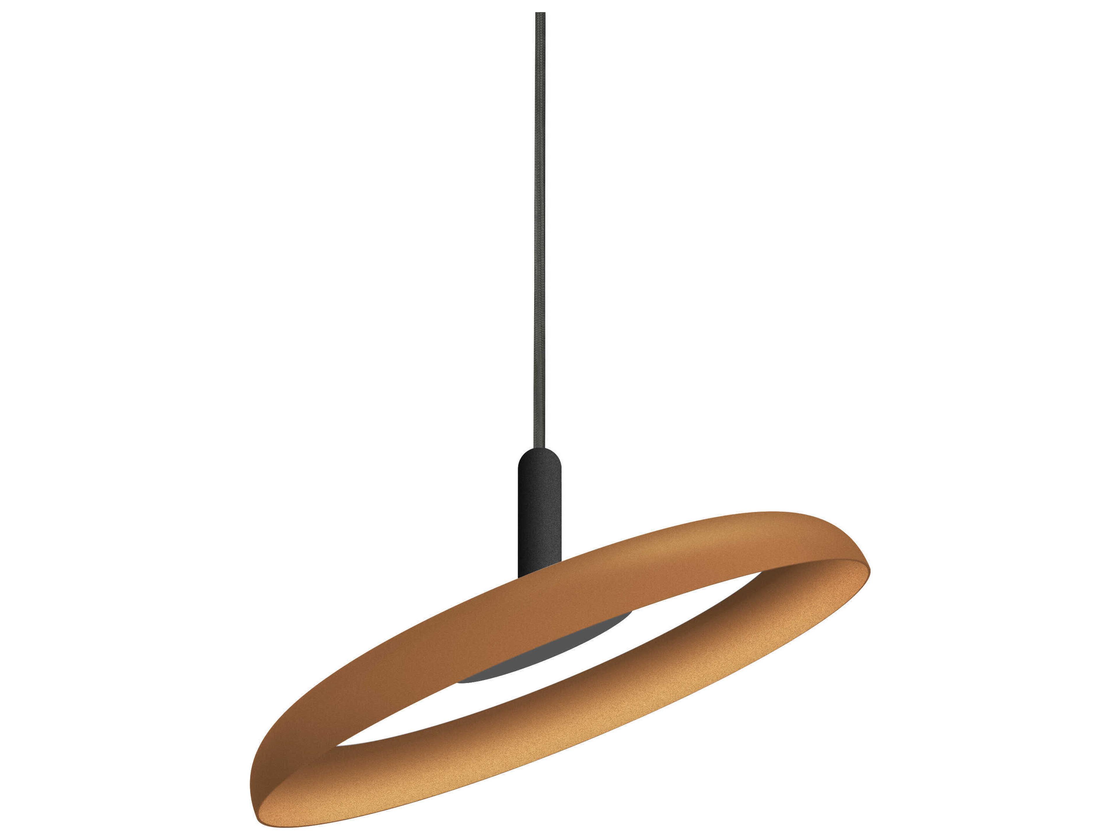 Nivel 1-Light Terracotta Orange Round Pendant