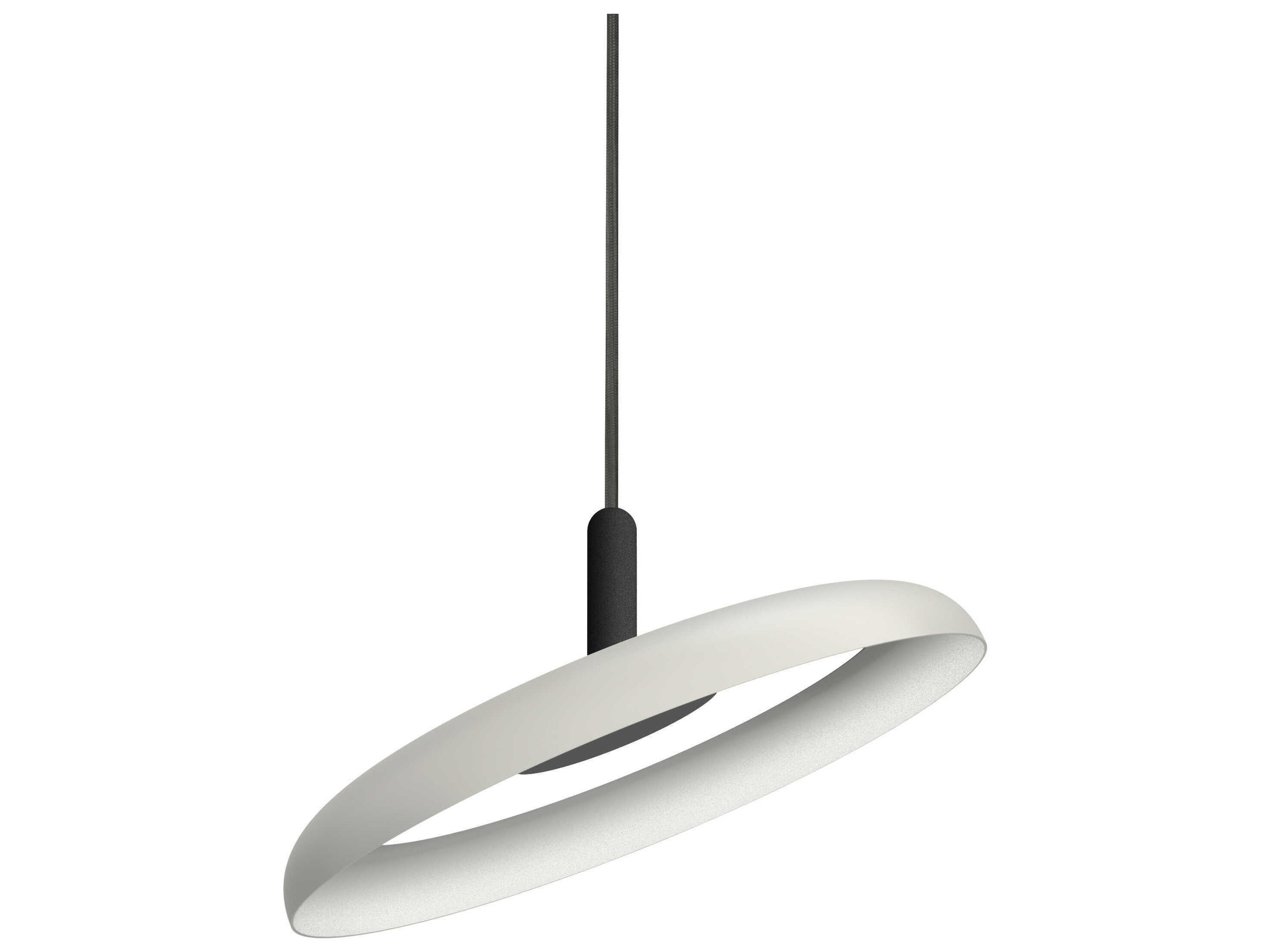 Nivel 1-Light White Round Pendant