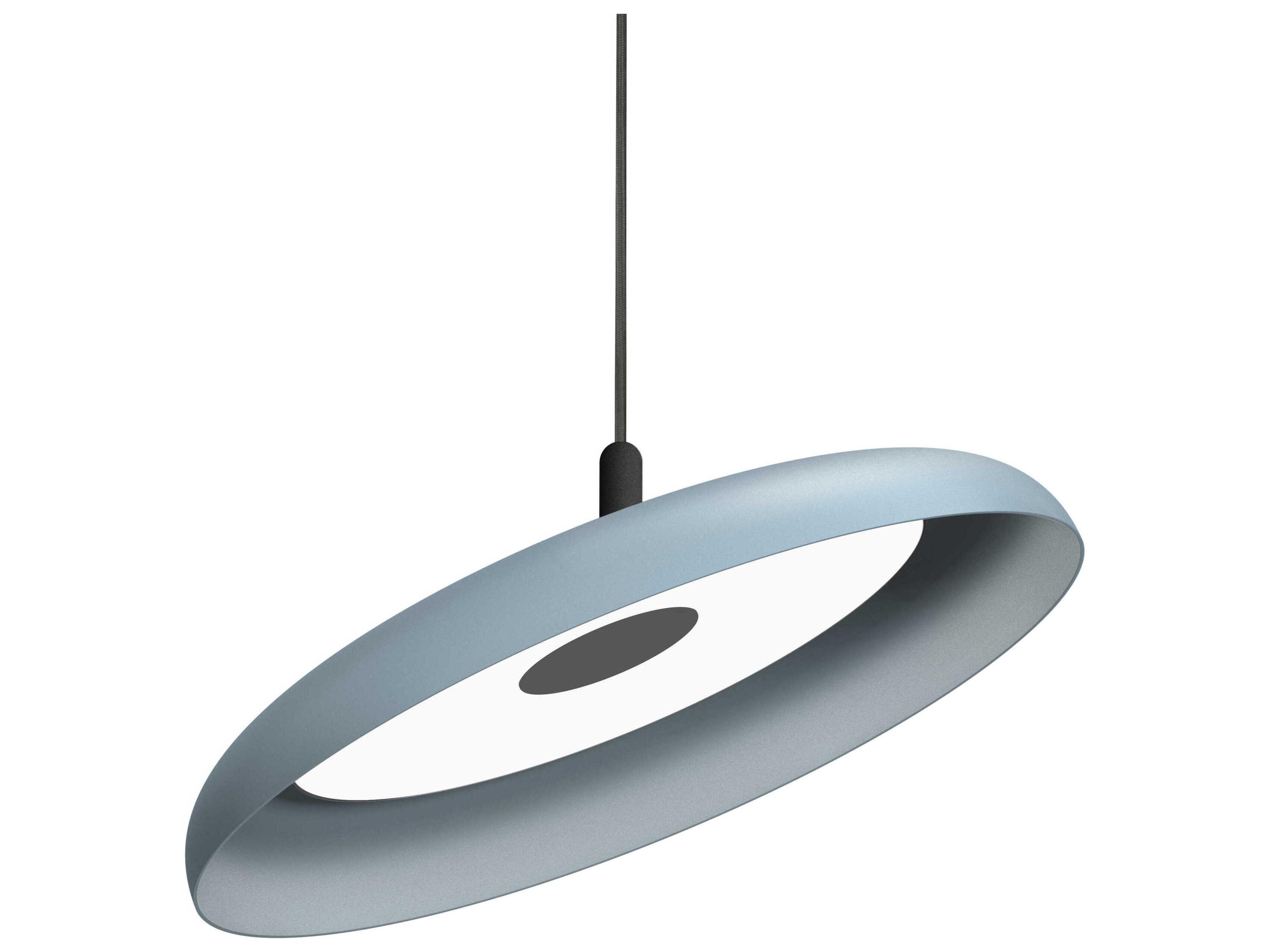 Nivel 1-Light Slate Blue Round Pendant
