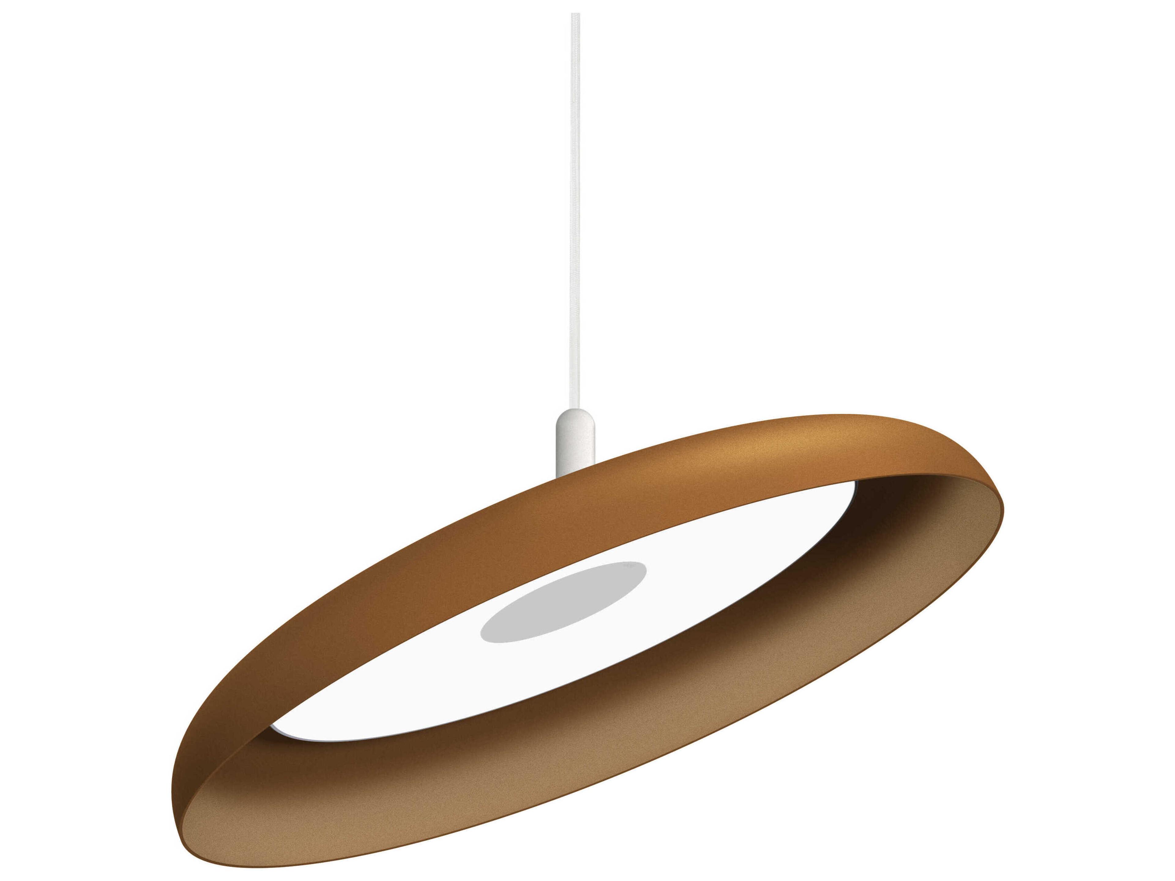 Pablo Nivel 1-Light Terracotta Brown Round Pendant