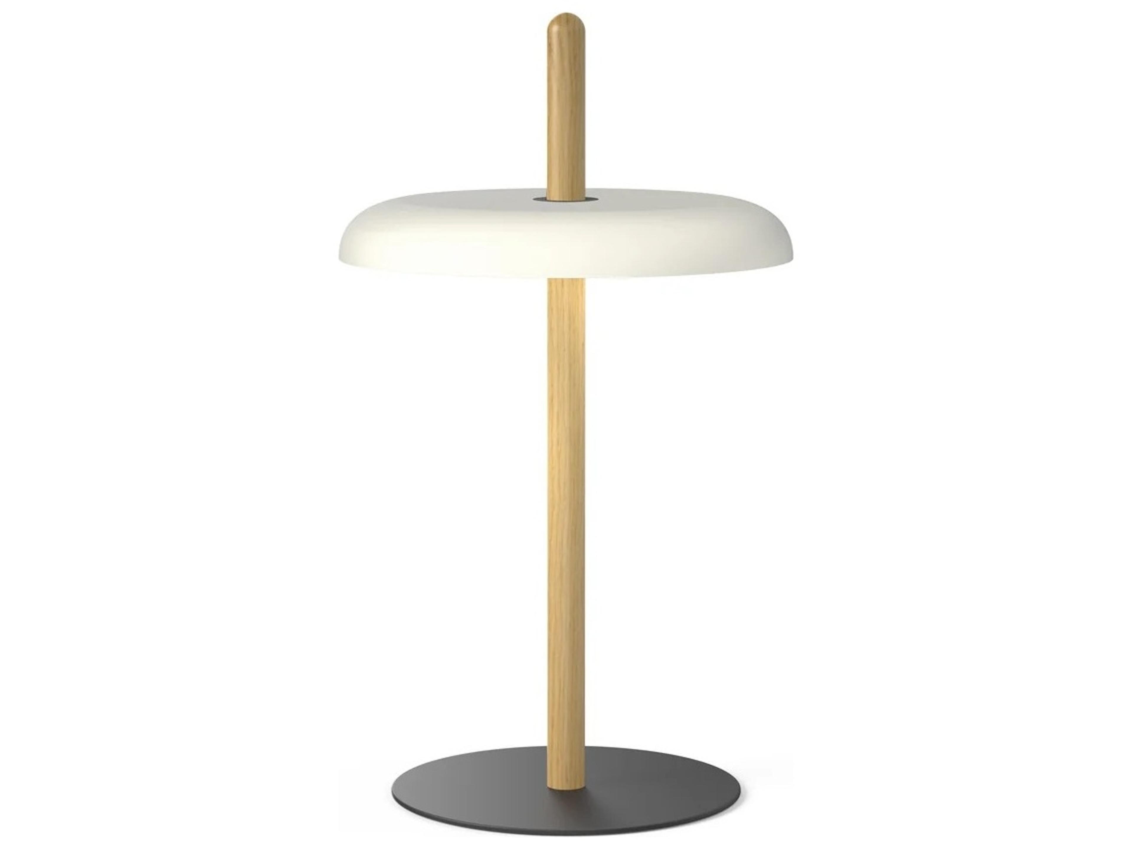 Nivel White Oak Wood Table Lamp