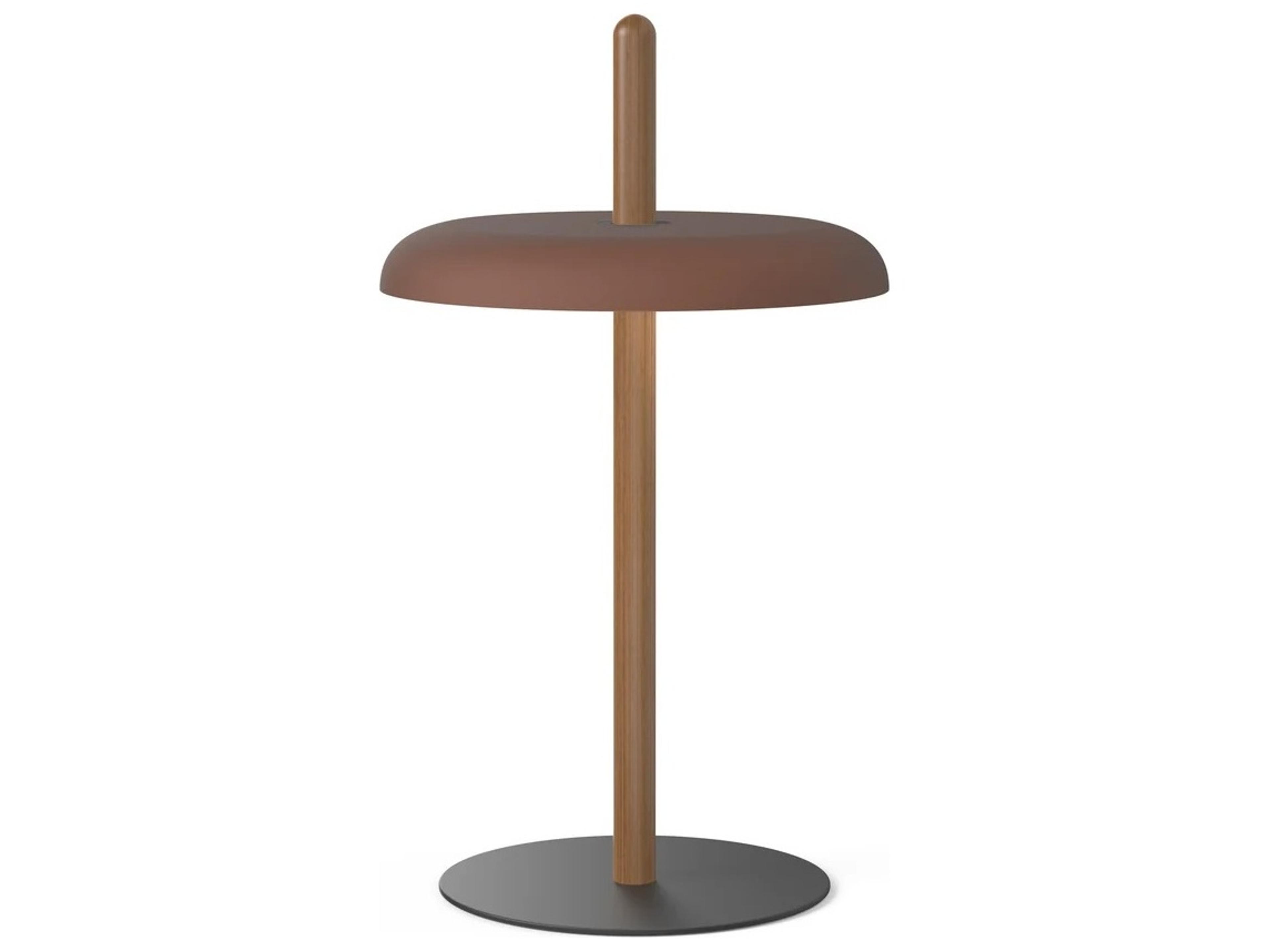 Pablo Nivel Walnut Espresso Brown Table Lamp