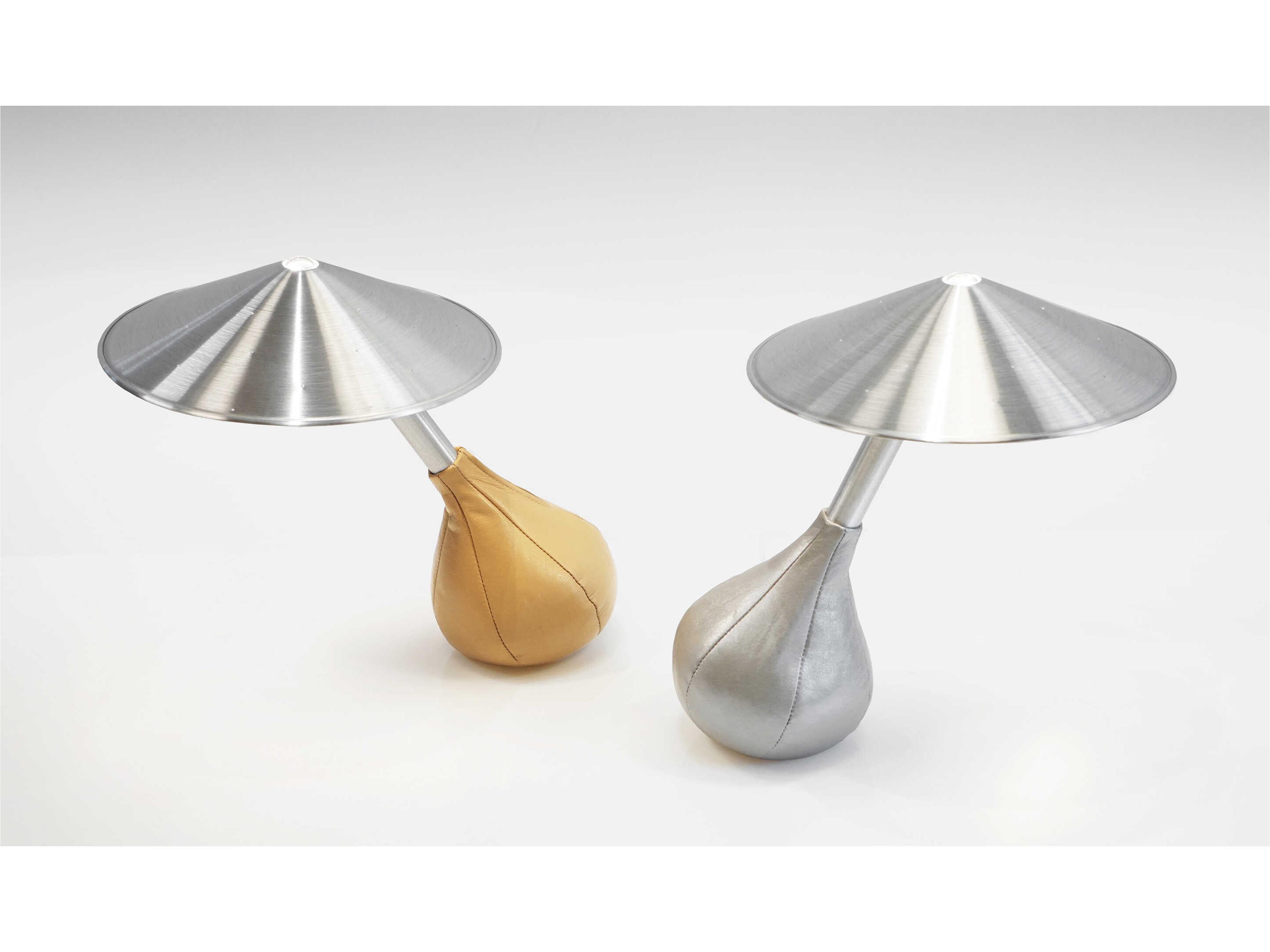 Pablo Piccola Mustard Glass Tube Yellow Table Lamp