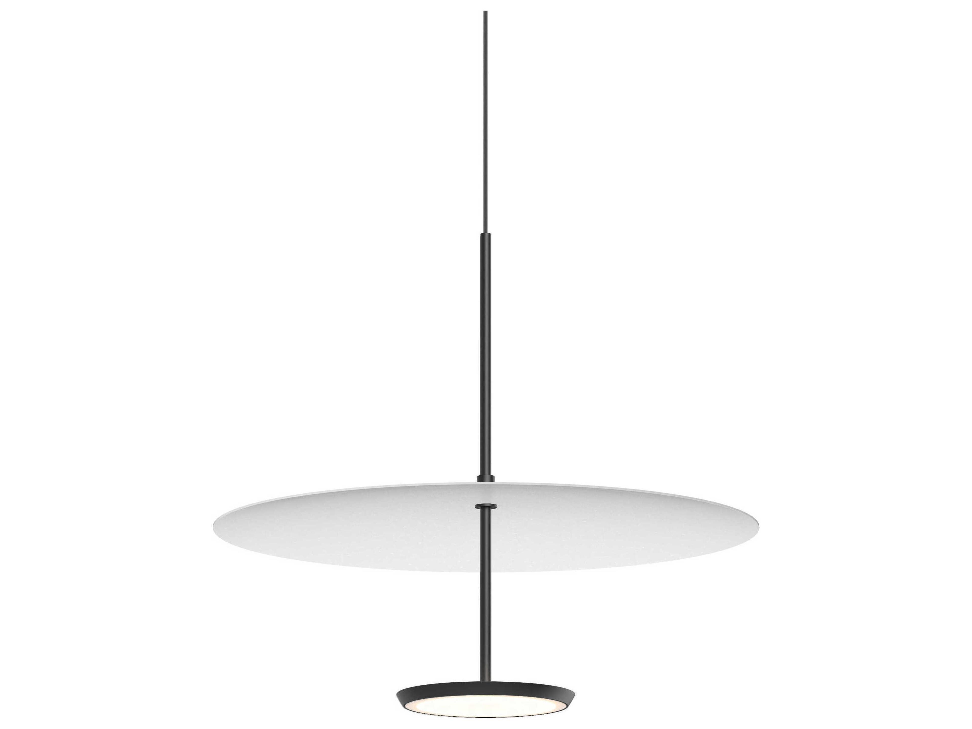 Sky 1-Light Black Round Pendant