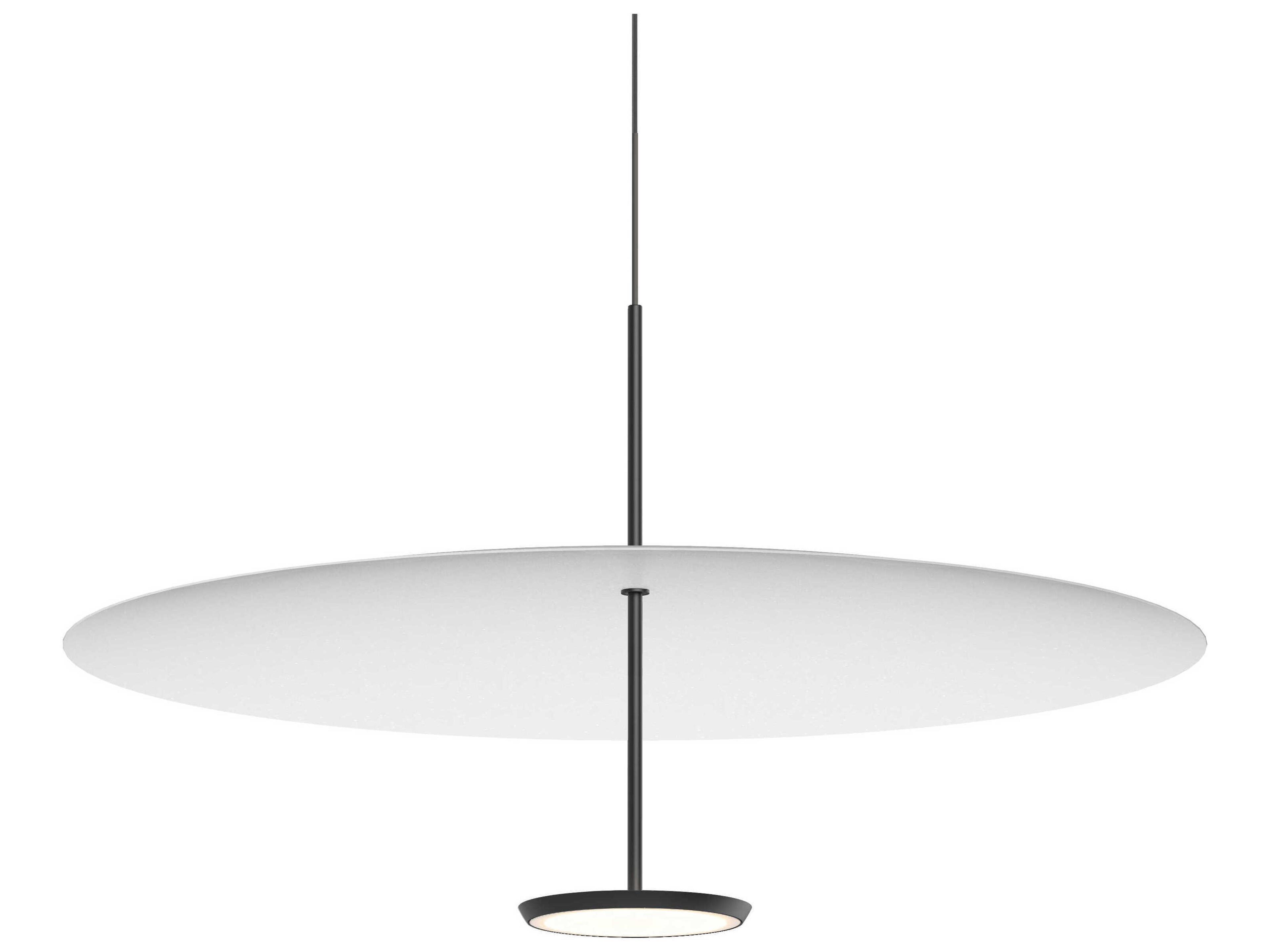 Sky 1-Light Black Round Pendant