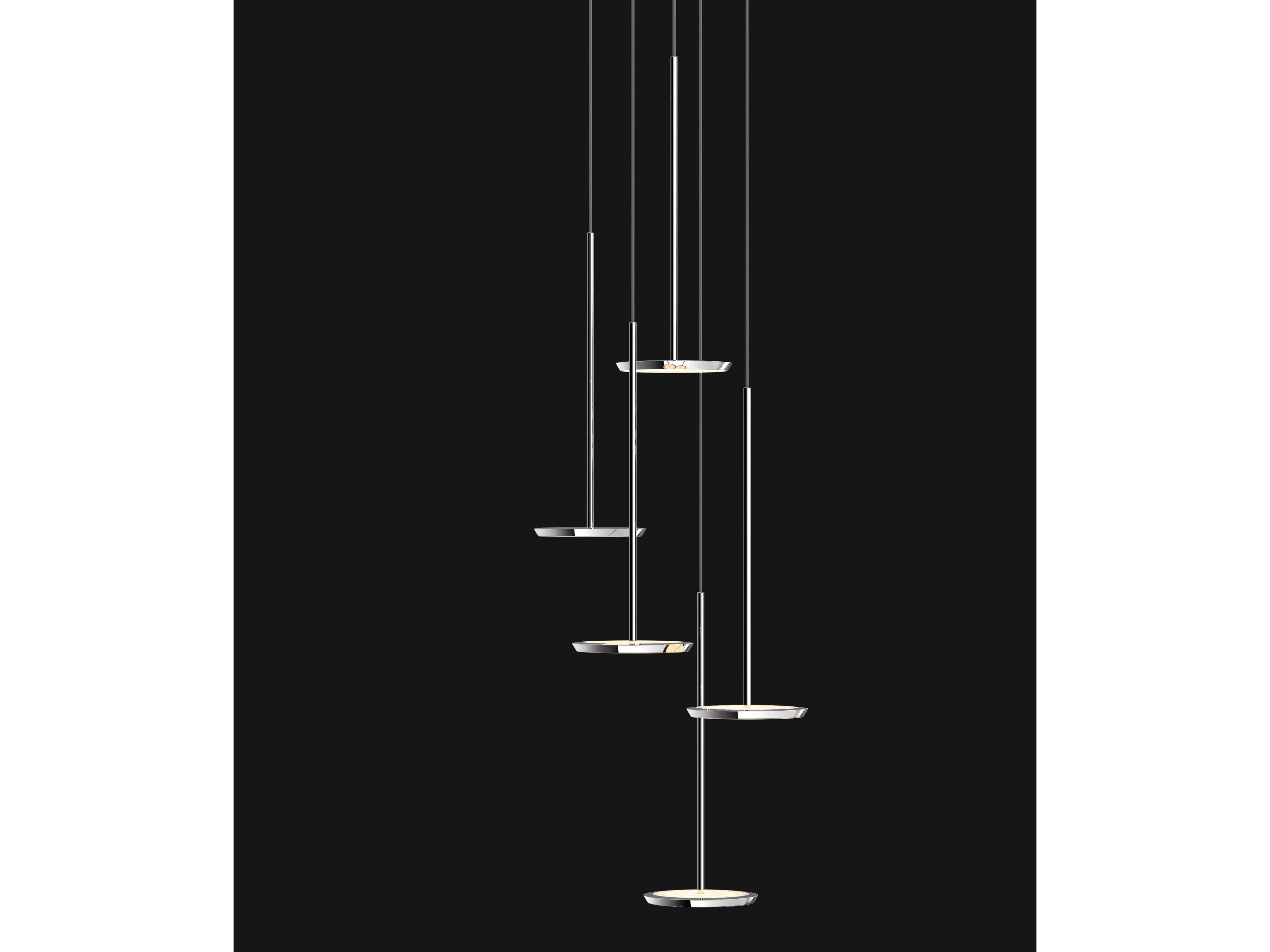 Pablo Sky Solo 5-Light Chrome Linear Chandelier