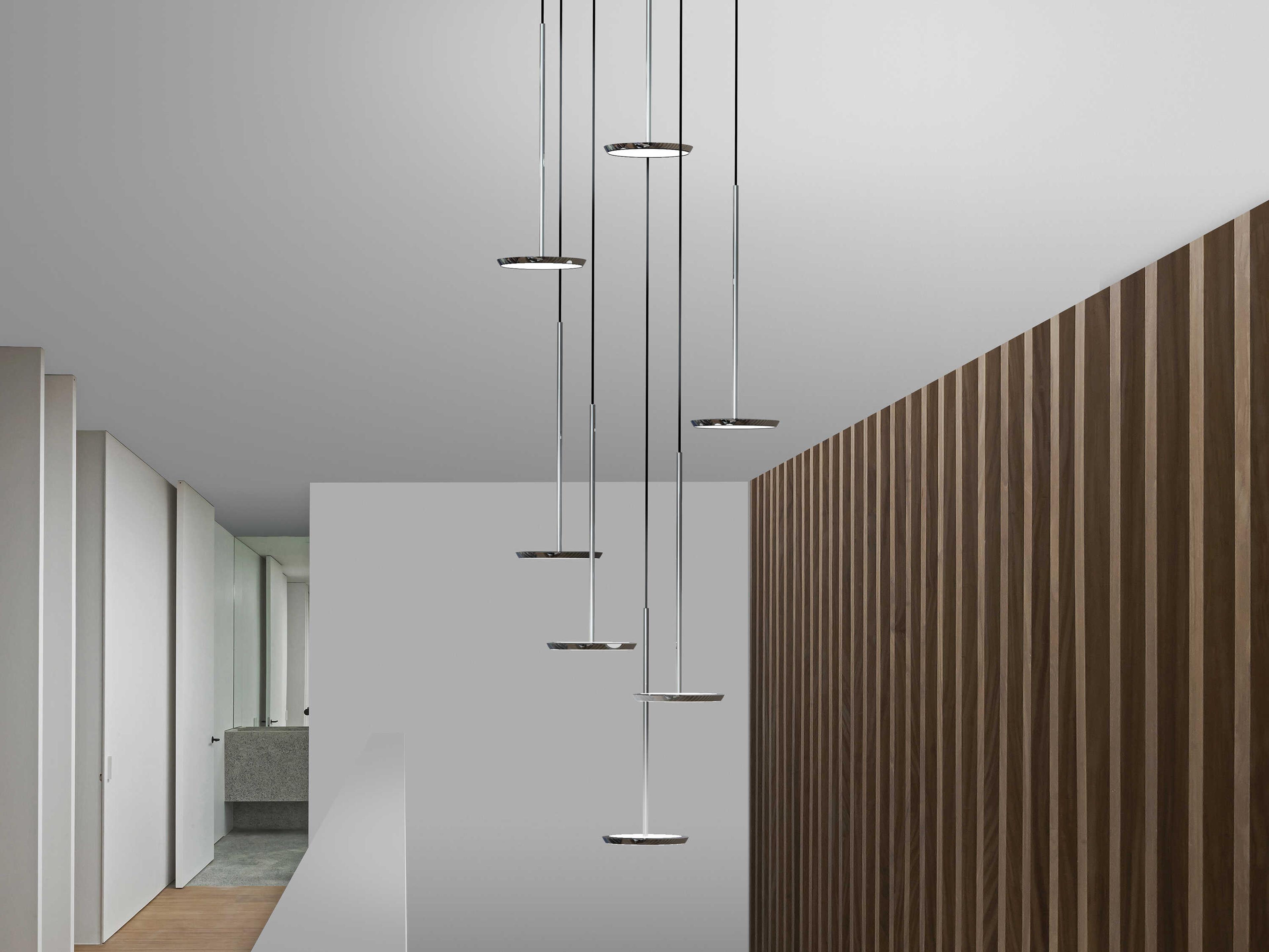 Pablo Sky Solo 5-Light Chrome Linear Chandelier