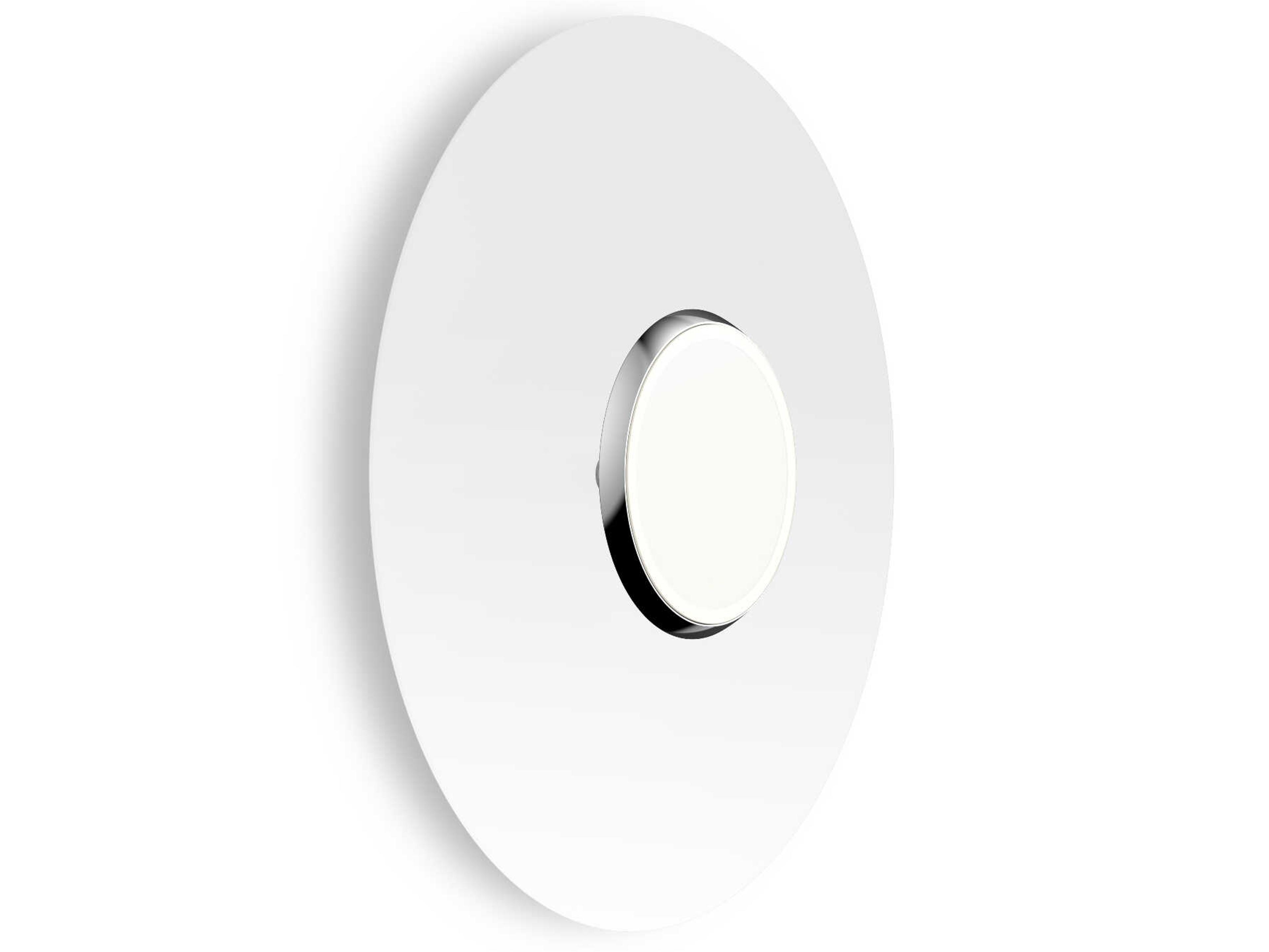 Pablo Sky Dome 1-Light Black Chrome Wall Sconce