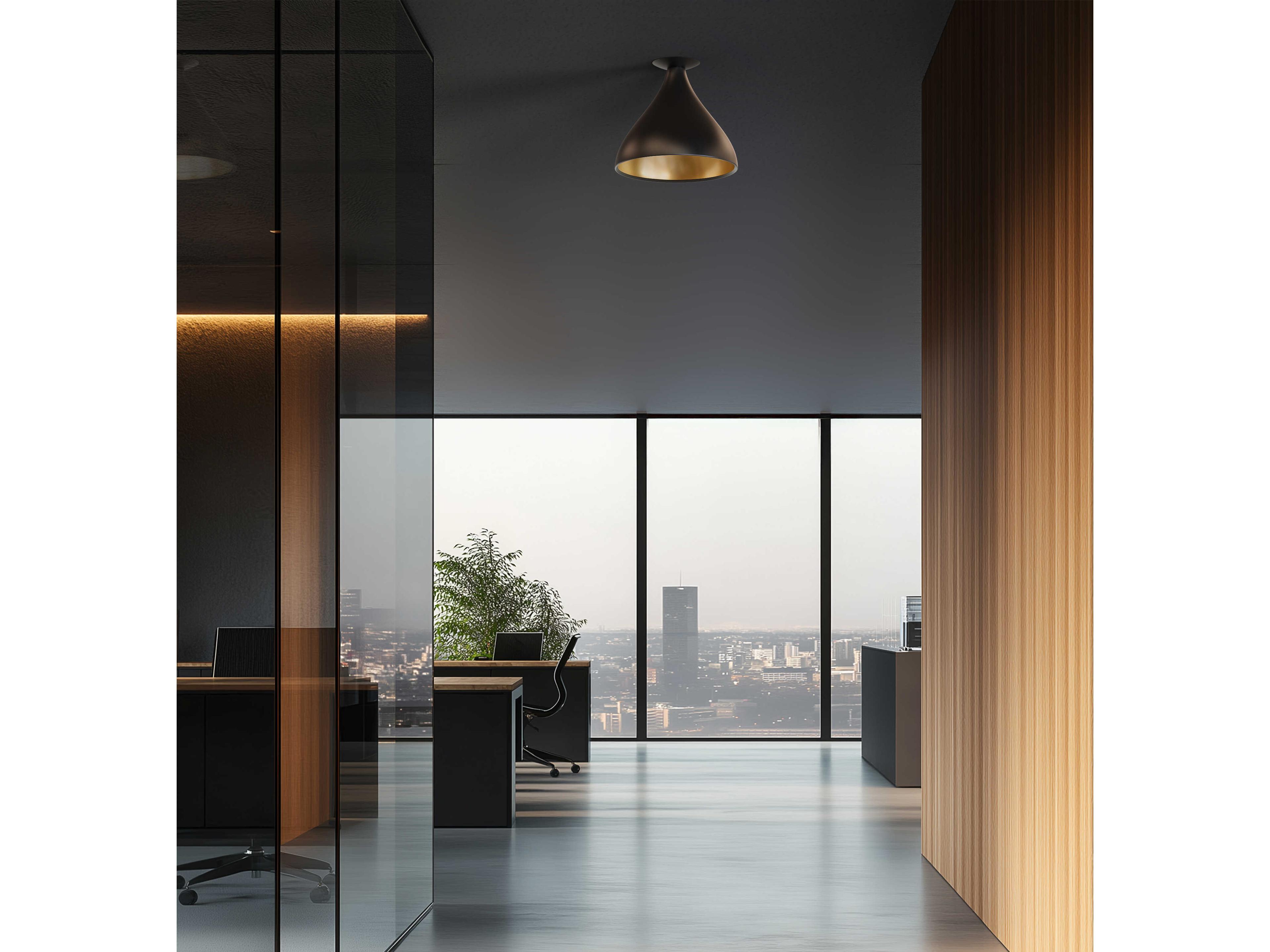 Pablo Swell Medium 1-Light Flush Mount