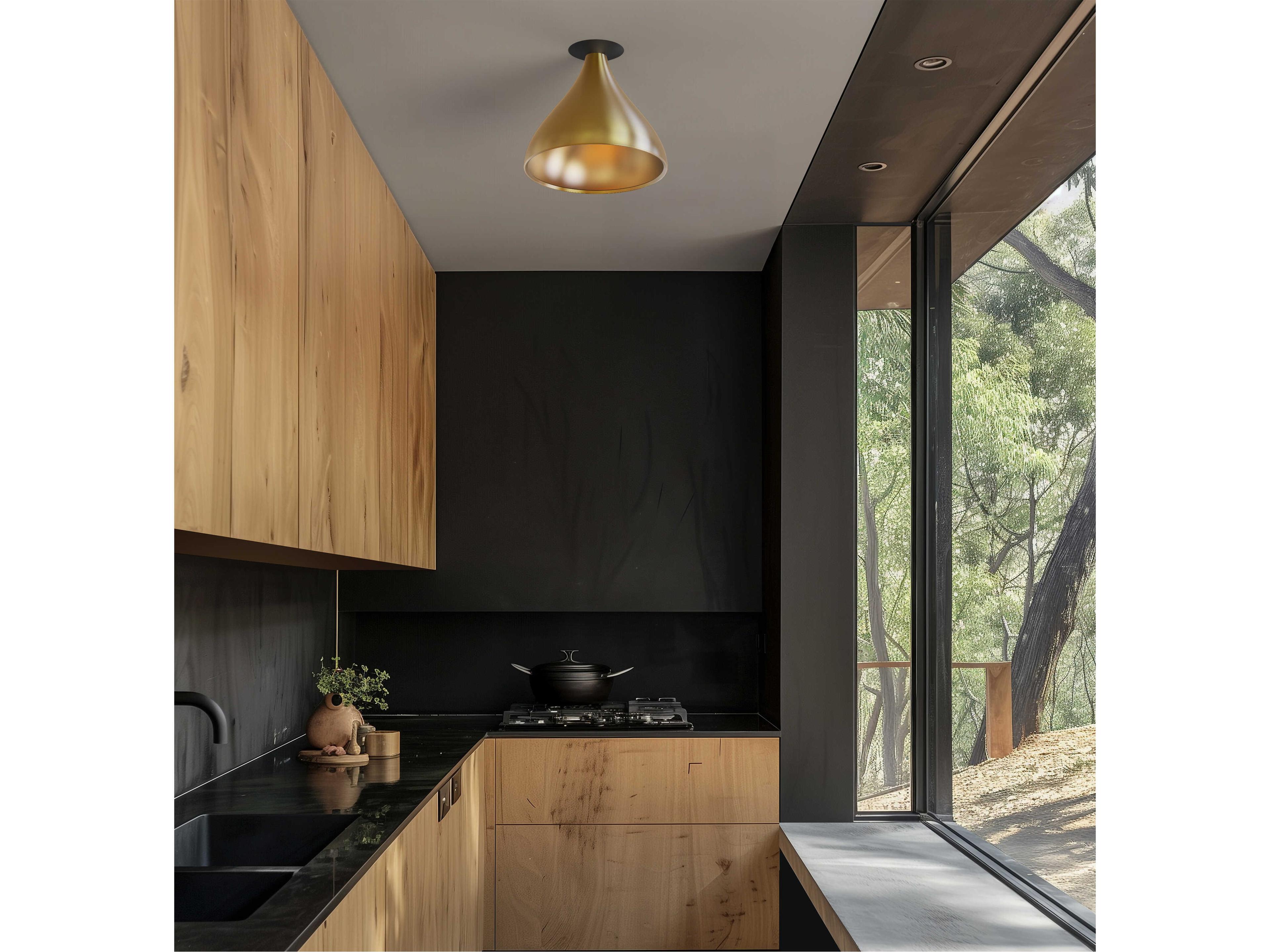 Pablo Swell Medium 1-Light Flush Mount