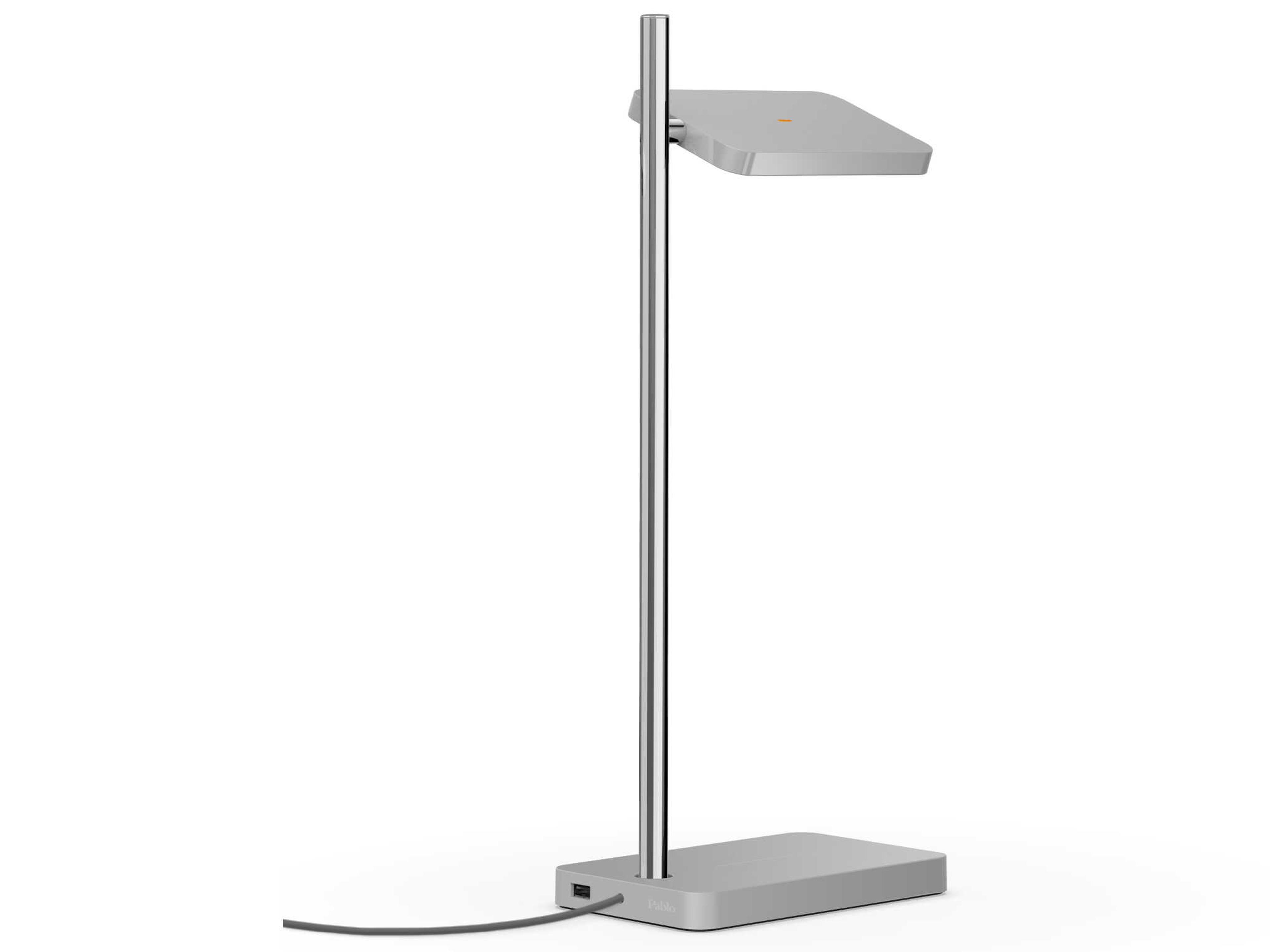 Pablo Talia Grey Silver Desk Lamp